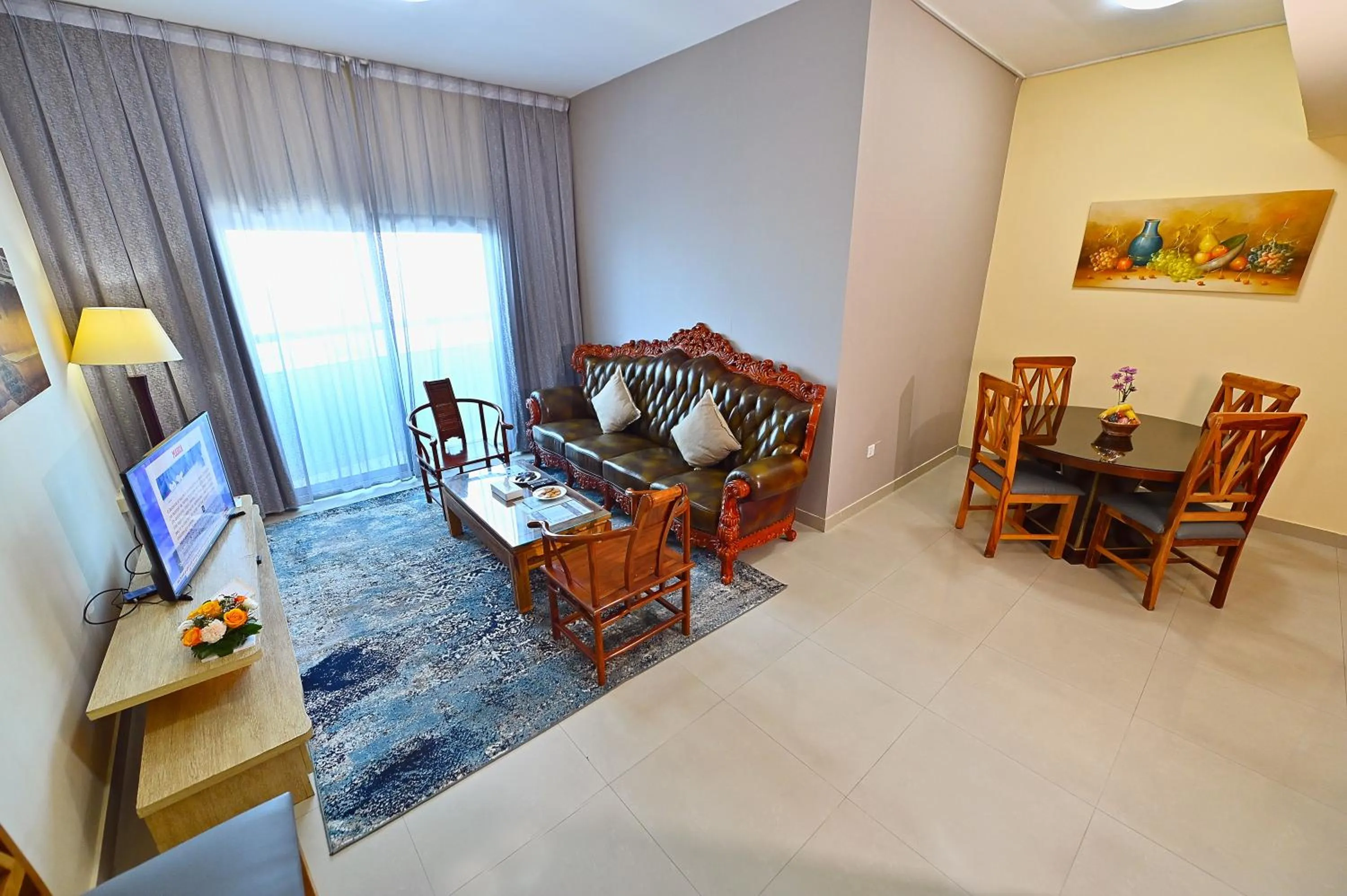 Living room in Ewan Tower Hotel Apartments