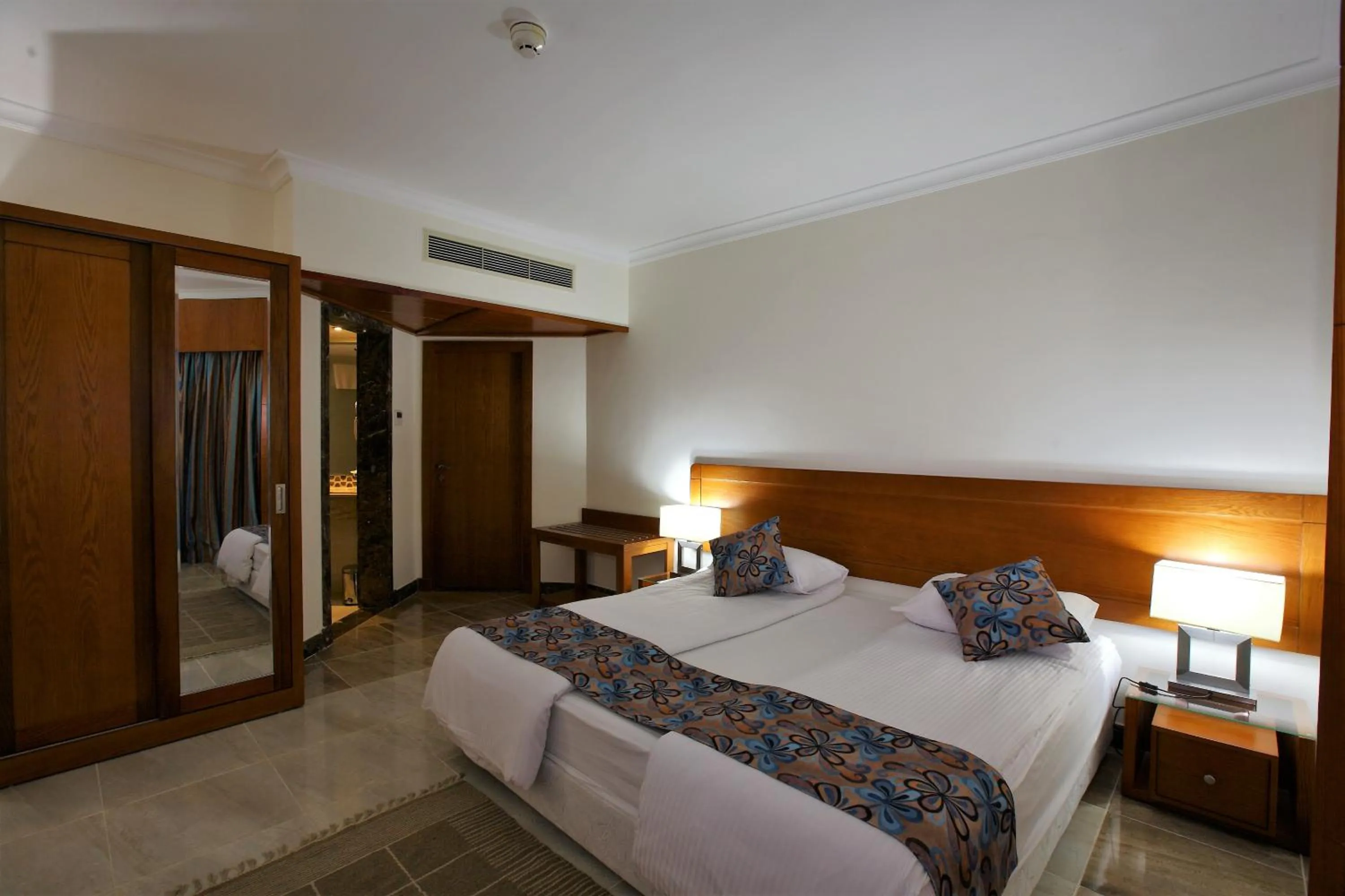 Pool view, Bed in Swiss Inn Resort Dahab