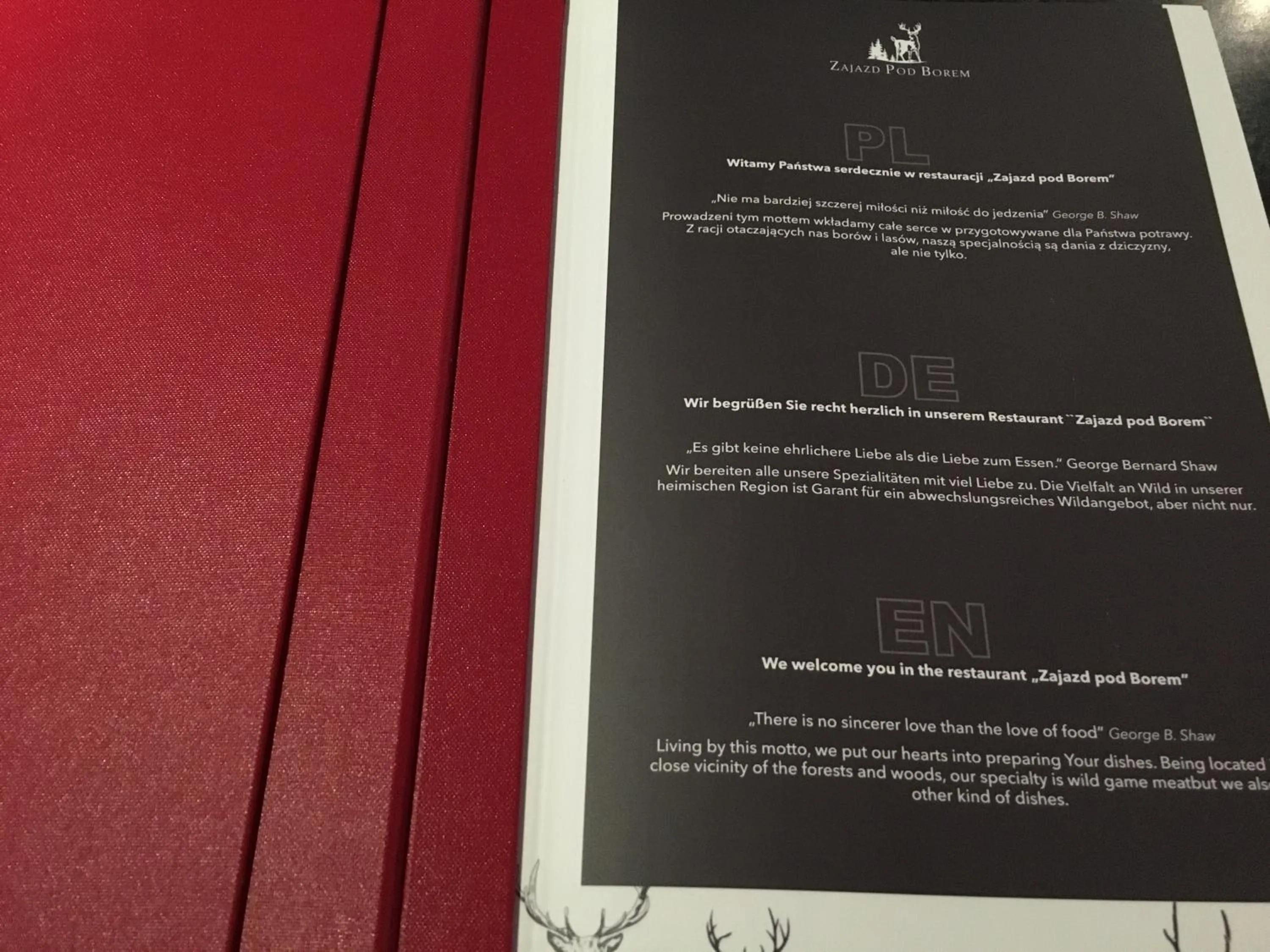 Restaurant/places to eat in Zajazd Pod Borem