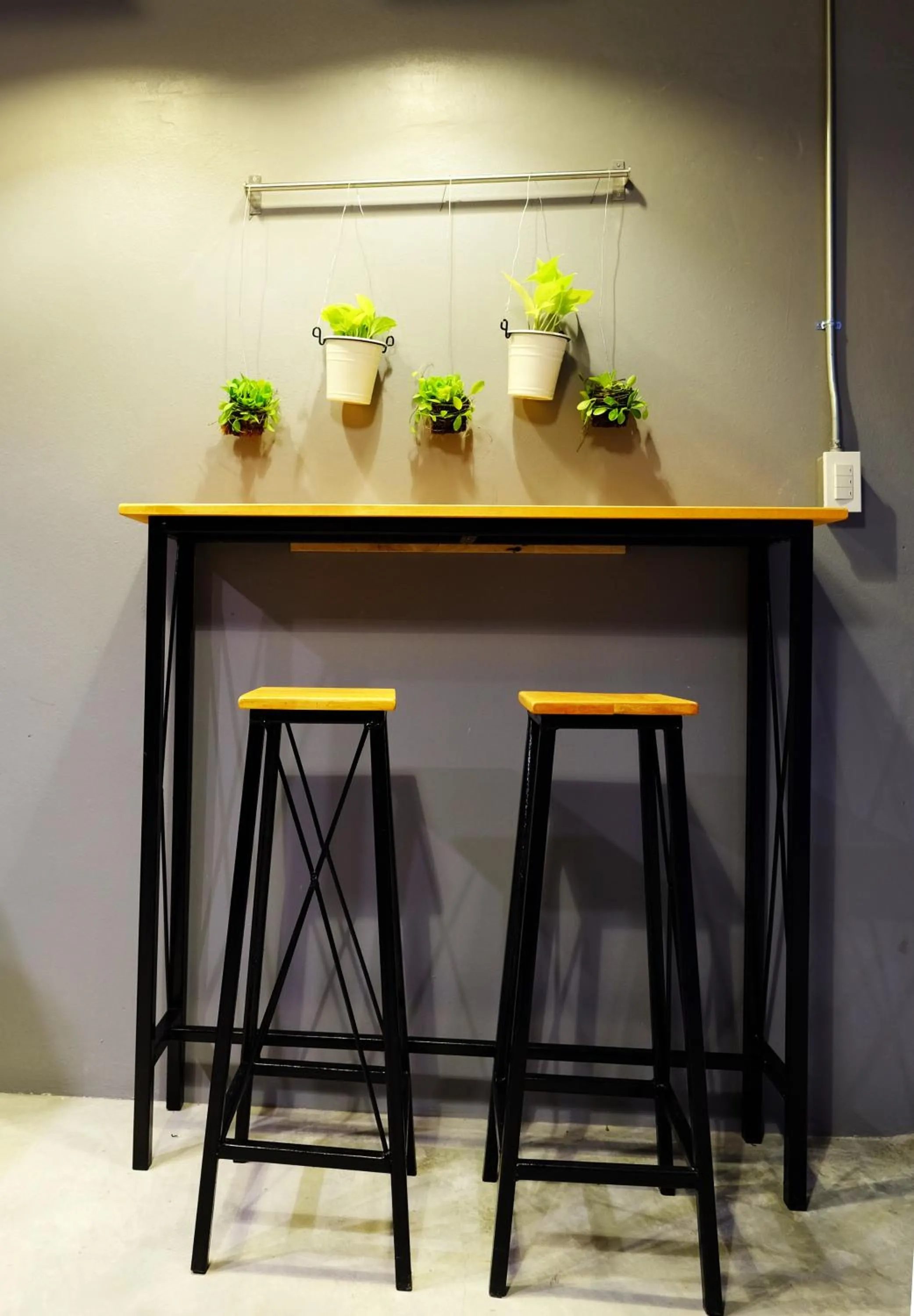 Communal kitchen in The Backpack Hostel