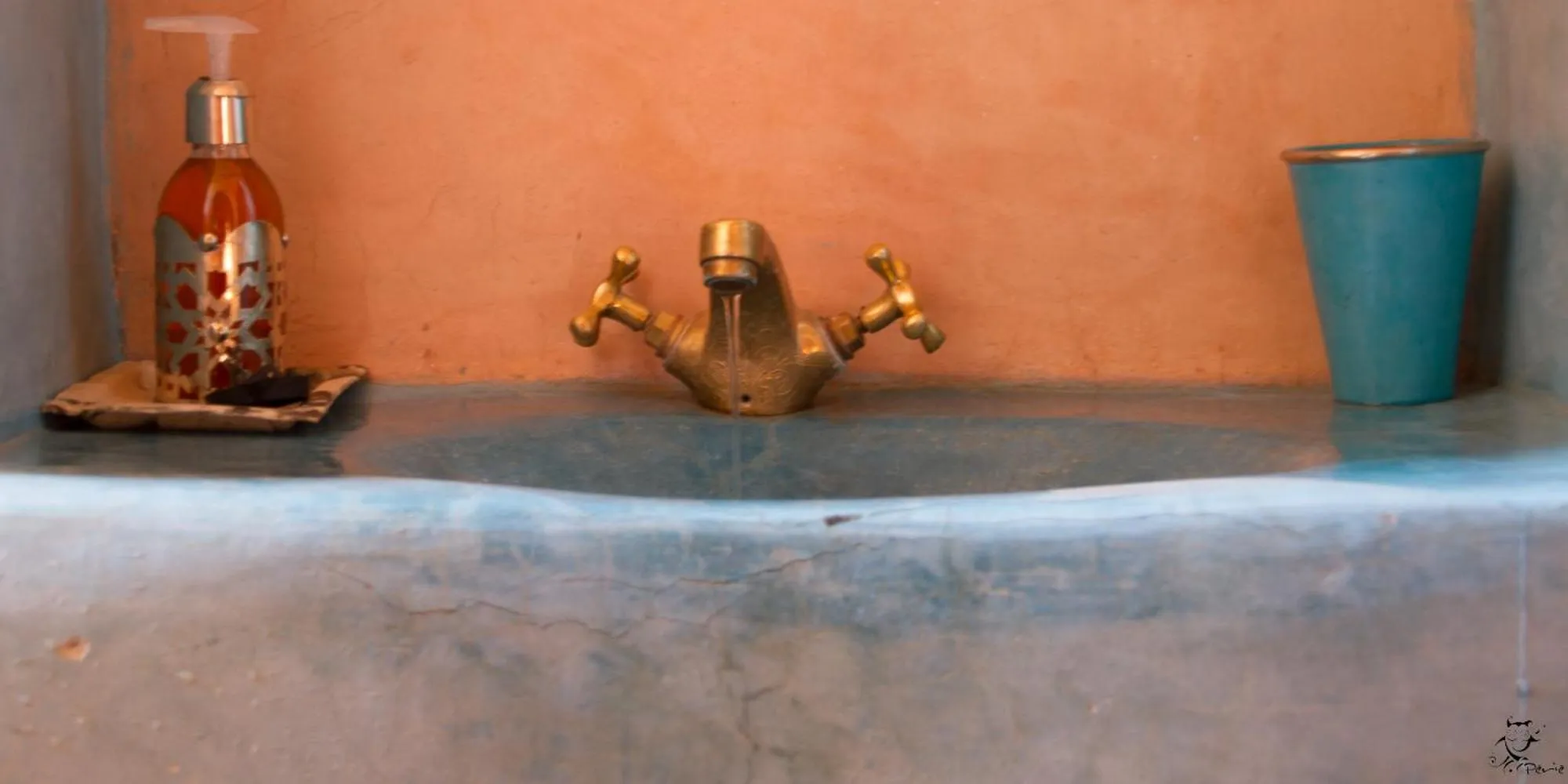 Decorative detail in Riad Amar