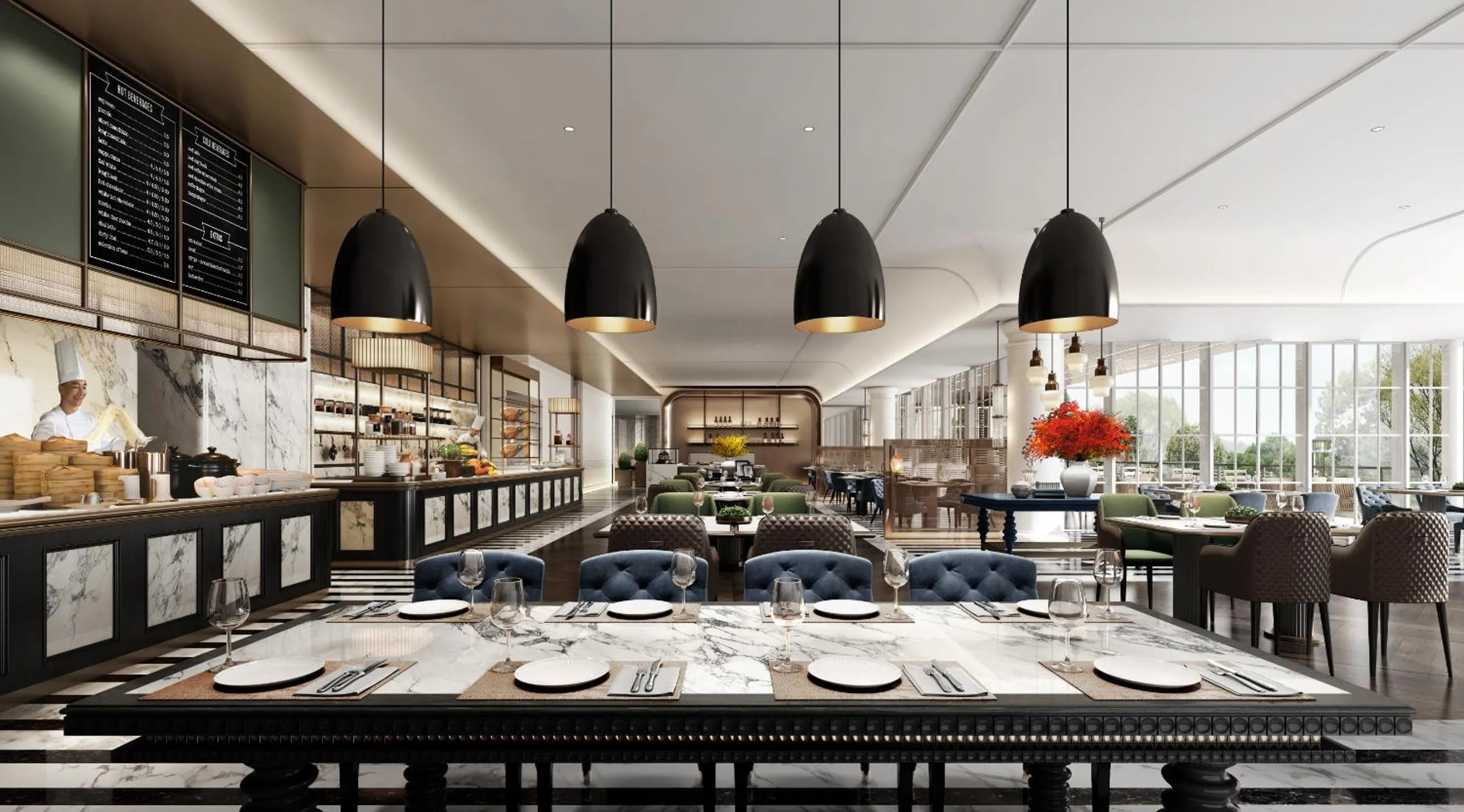 Restaurant/places to eat in Fleuve Congo Hotel By Blazon Hotels