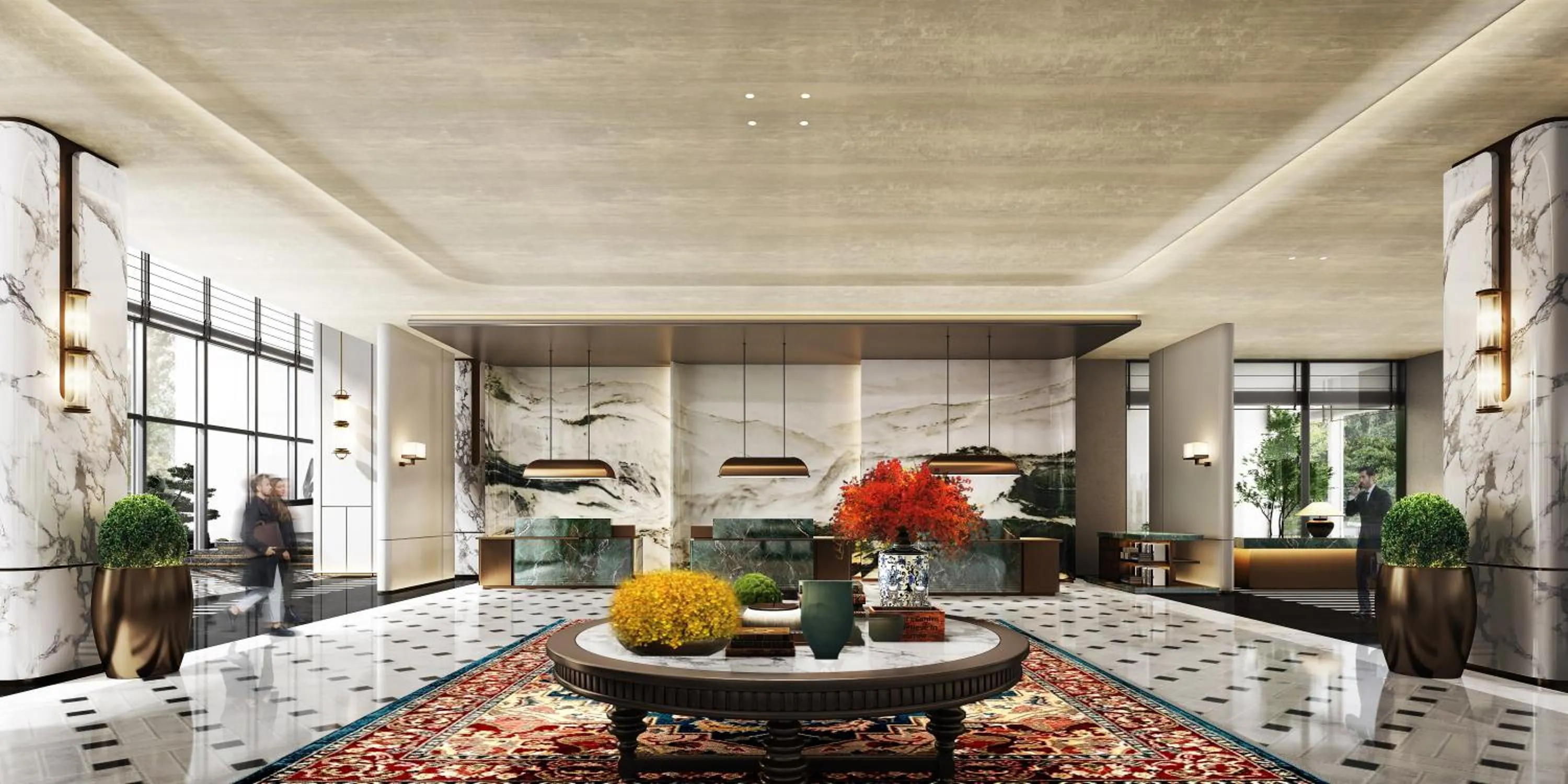 Lobby or reception in Fleuve Congo Hotel By Blazon Hotels