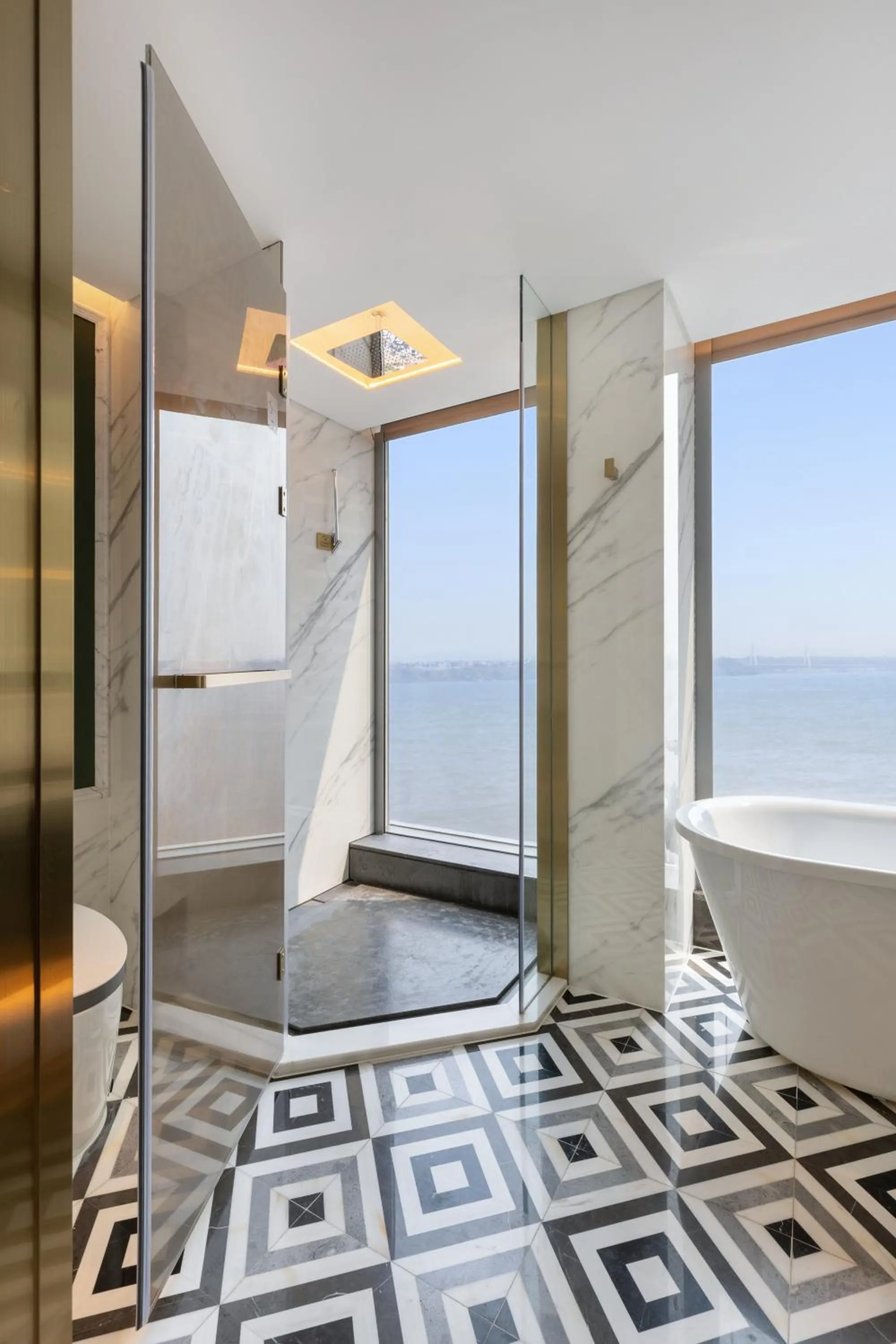 Shower in Fleuve Congo Hotel By Blazon Hotels