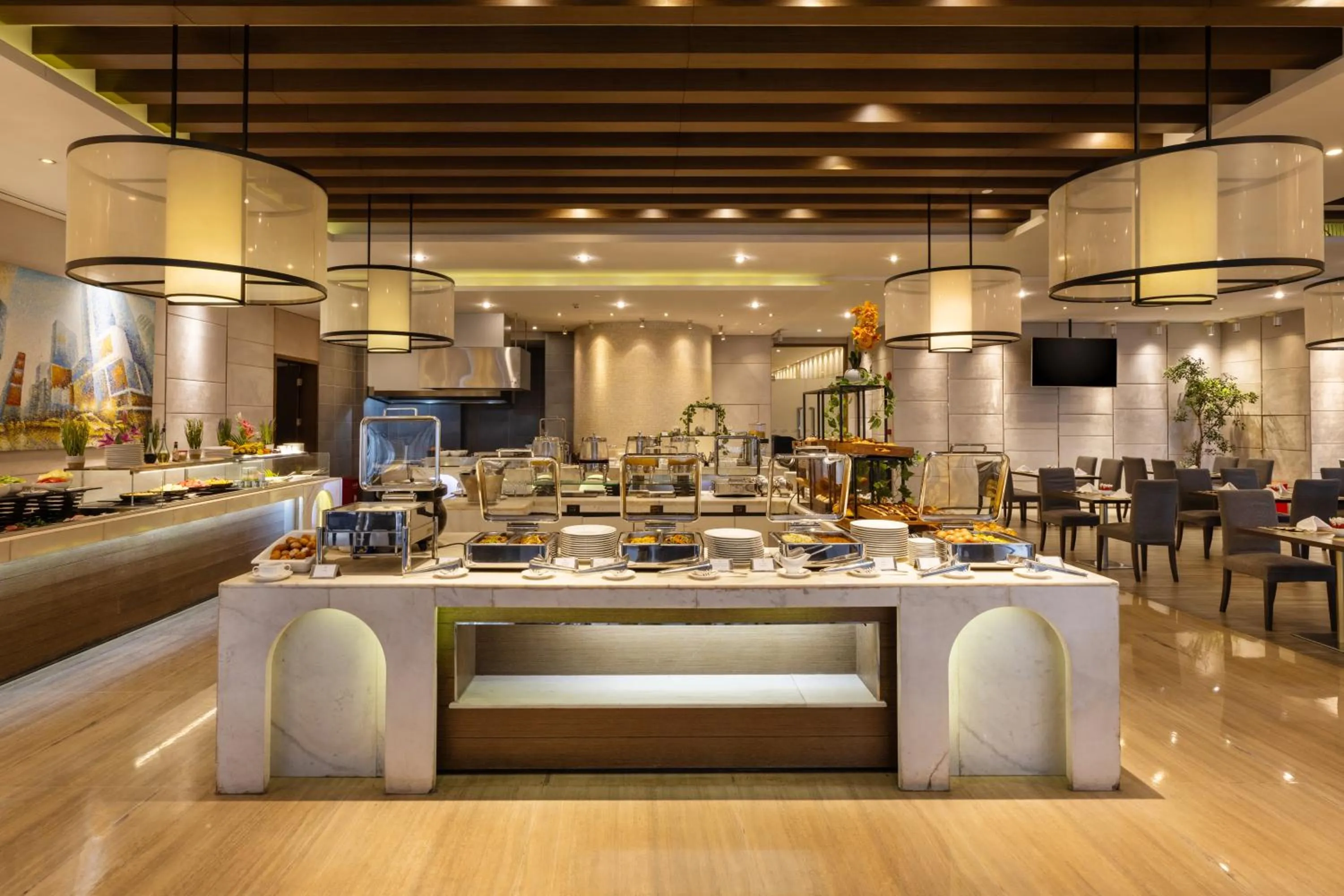 Restaurant/places to eat in Fleuve Congo Hotel By Blazon Hotels