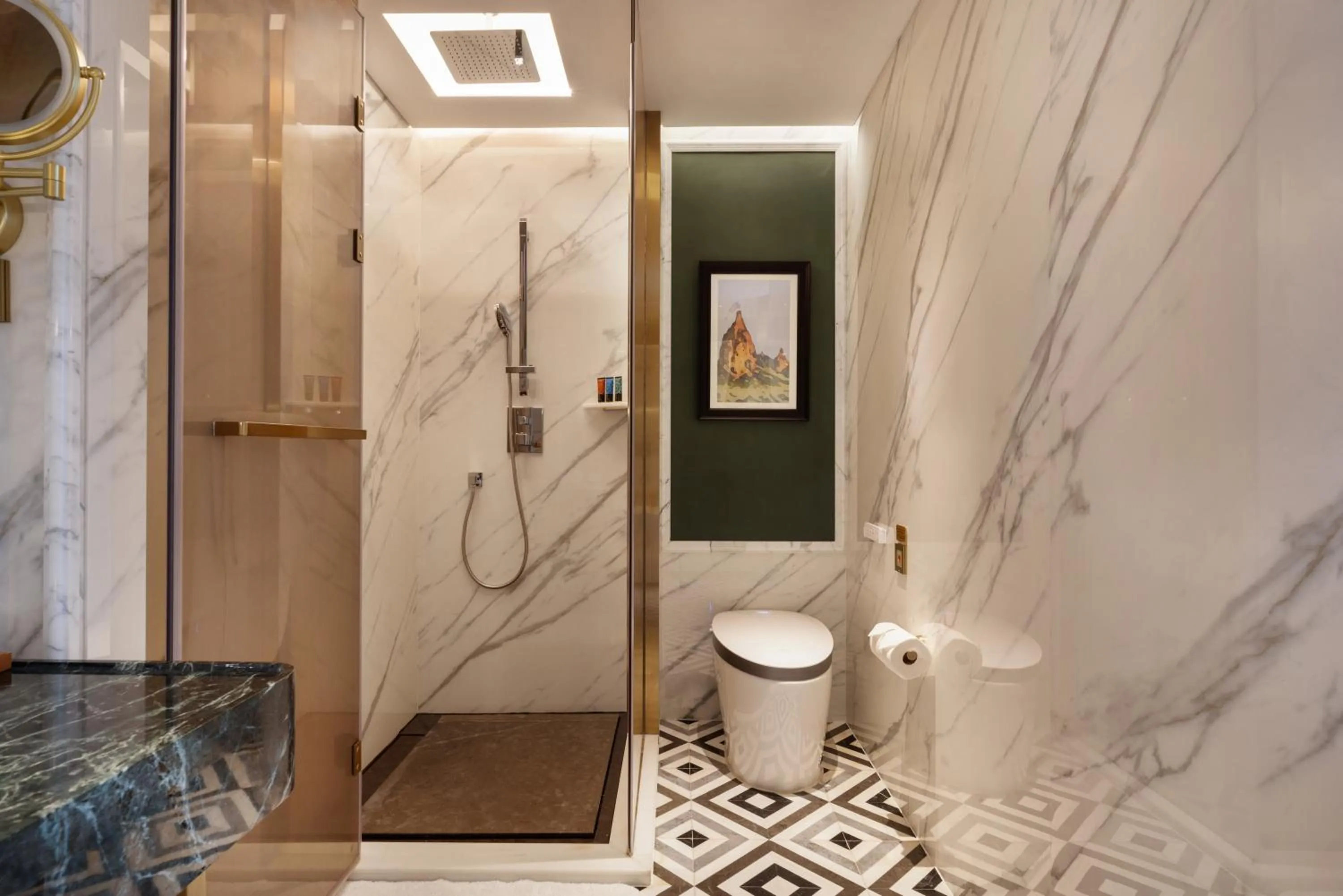 Shower in Fleuve Congo Hotel By Blazon Hotels