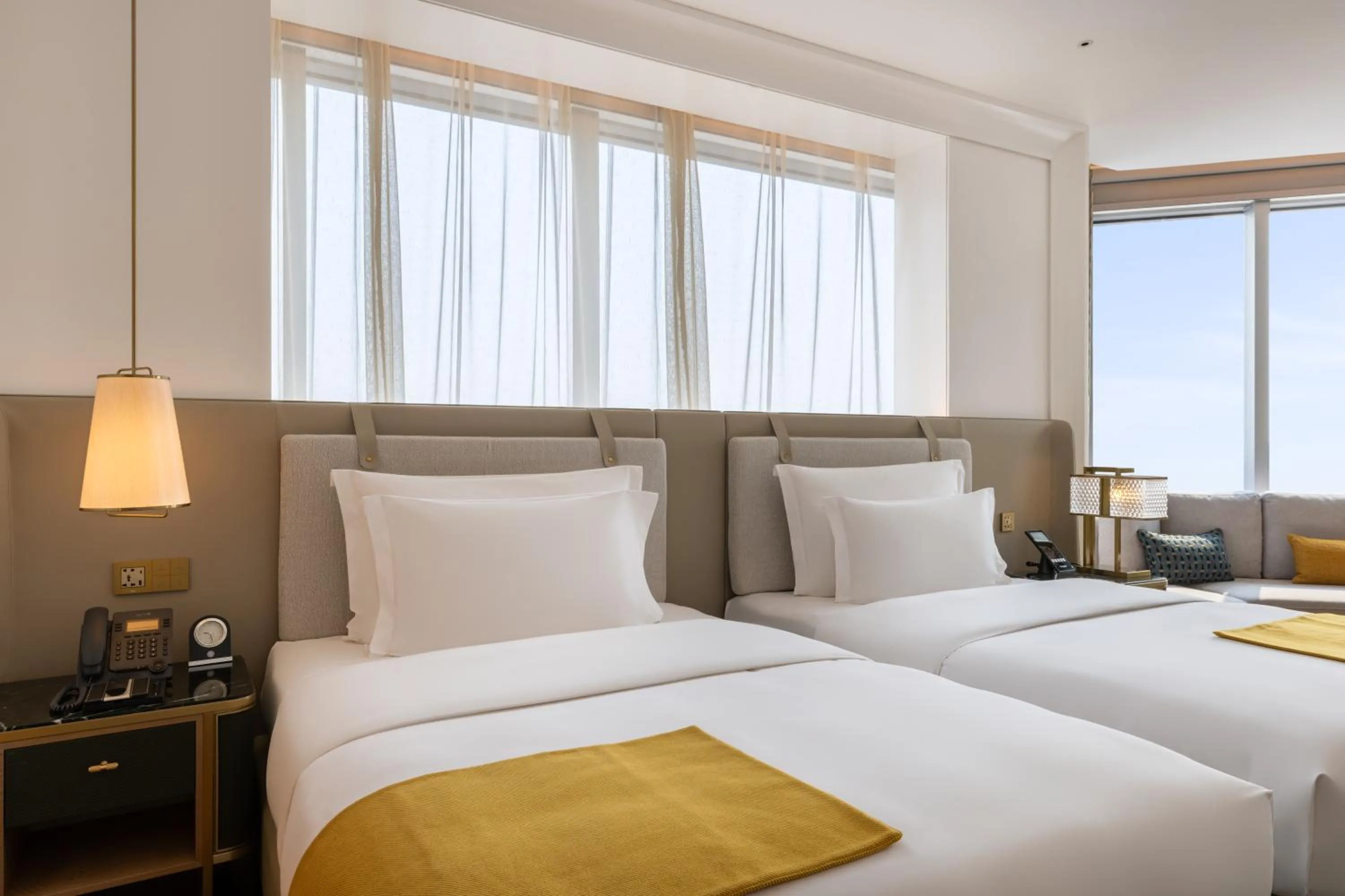 Bed in Fleuve Congo Hotel By Blazon Hotels