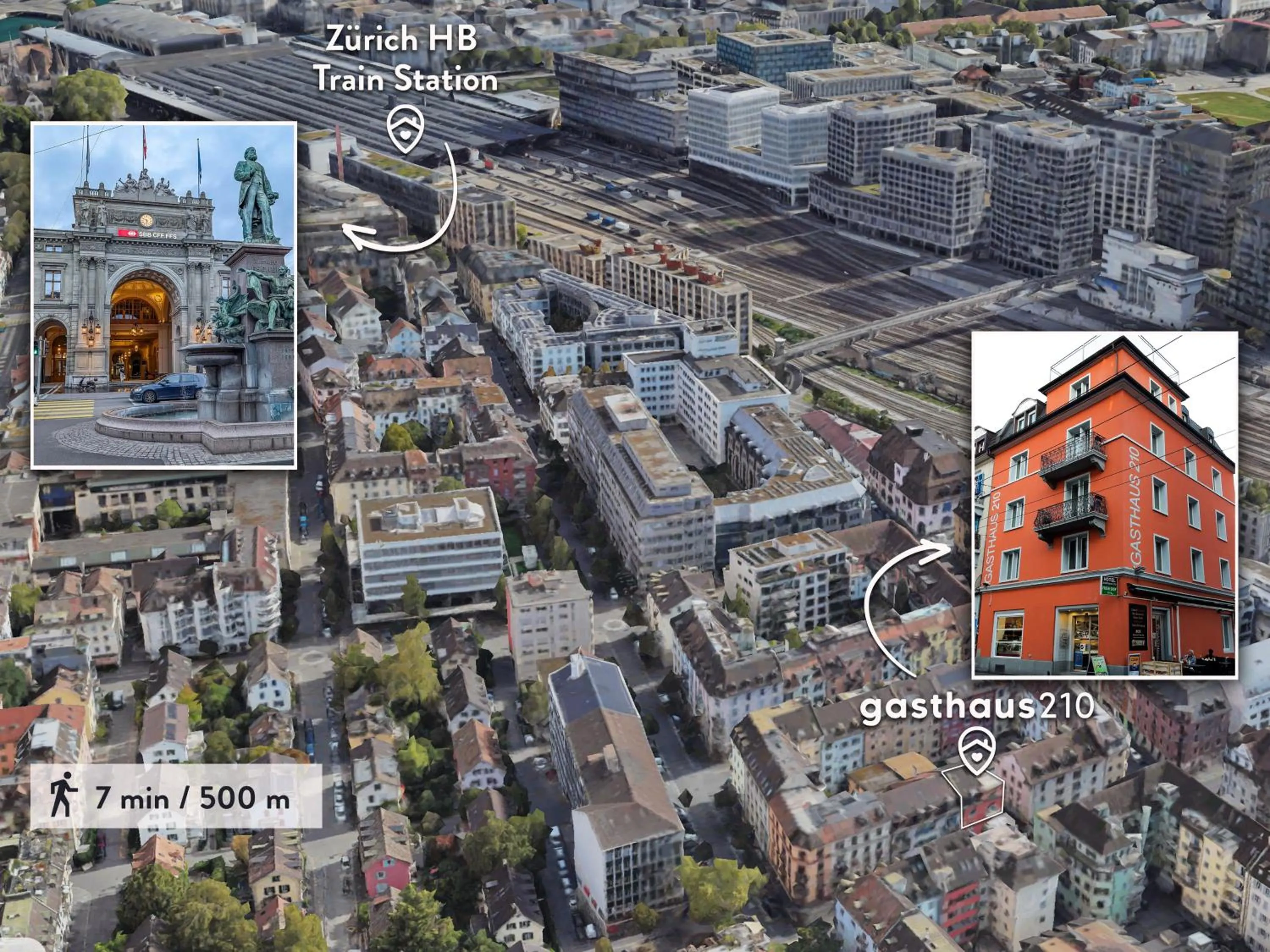 Location in Gasthaus 210