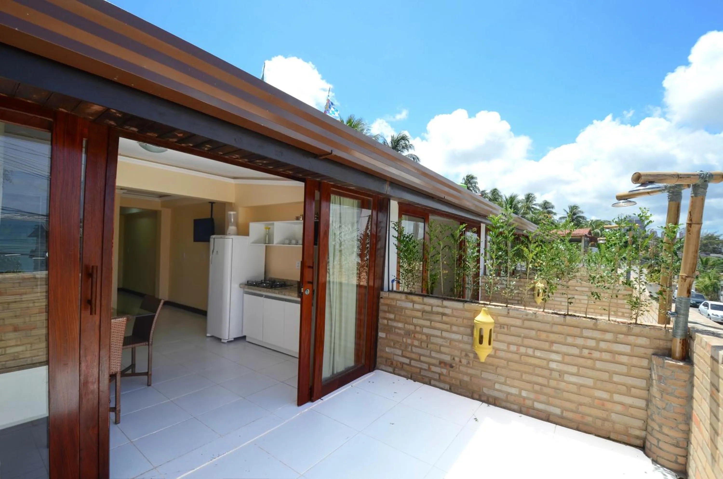 Balcony/Terrace in Flat Vila 4 Amigos