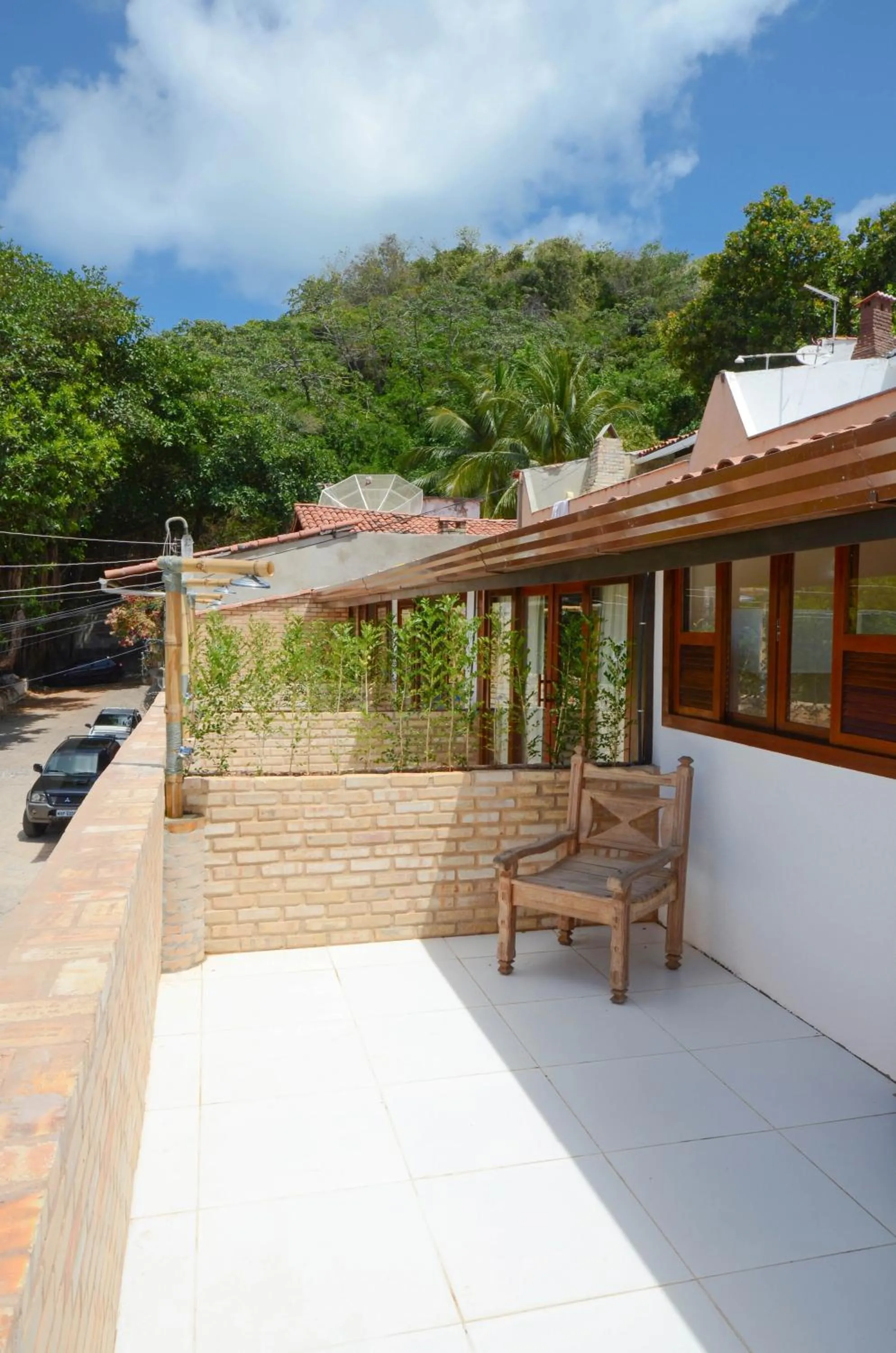 Balcony/Terrace in Flat Vila 4 Amigos