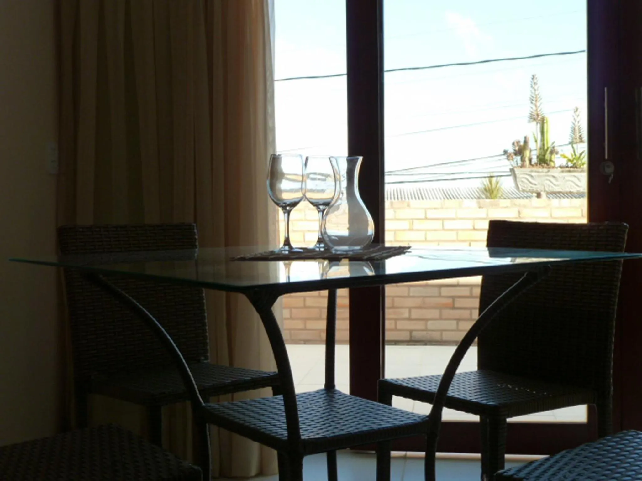 Balcony/Terrace in Flat Vila 4 Amigos