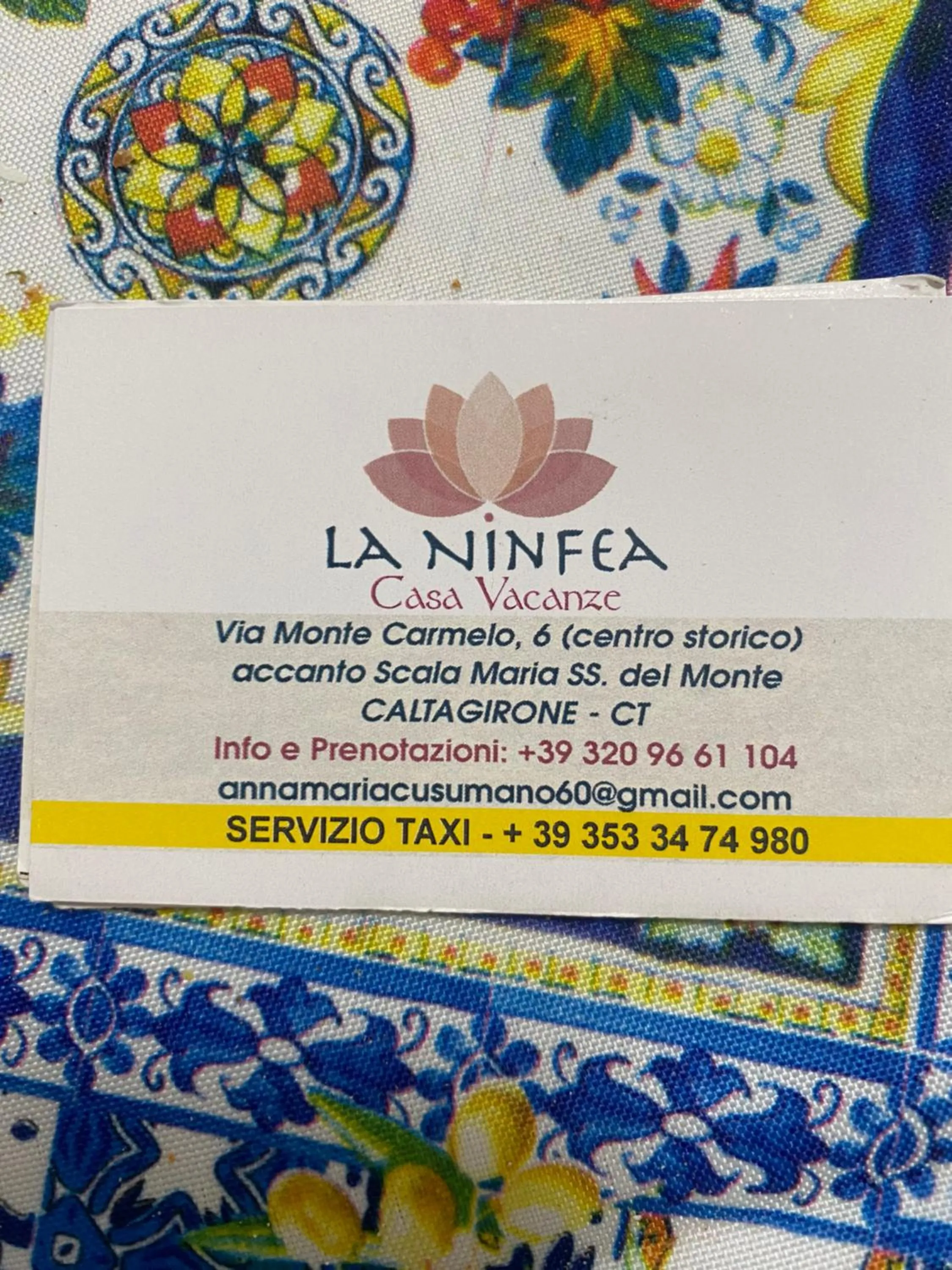 Casa vacanza La Ninfea intera casa