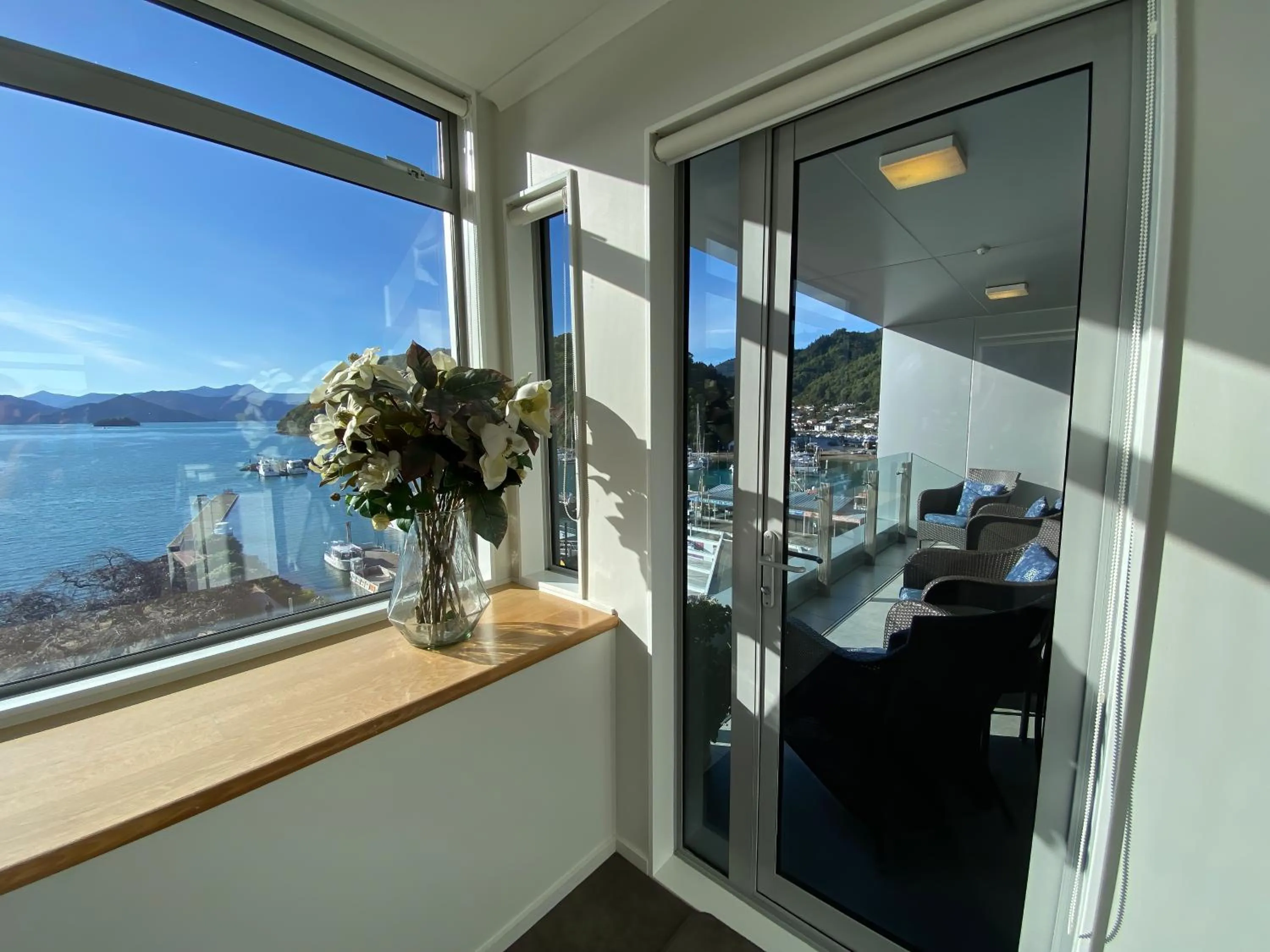 Bedroom in Picton Waterfront Apartments