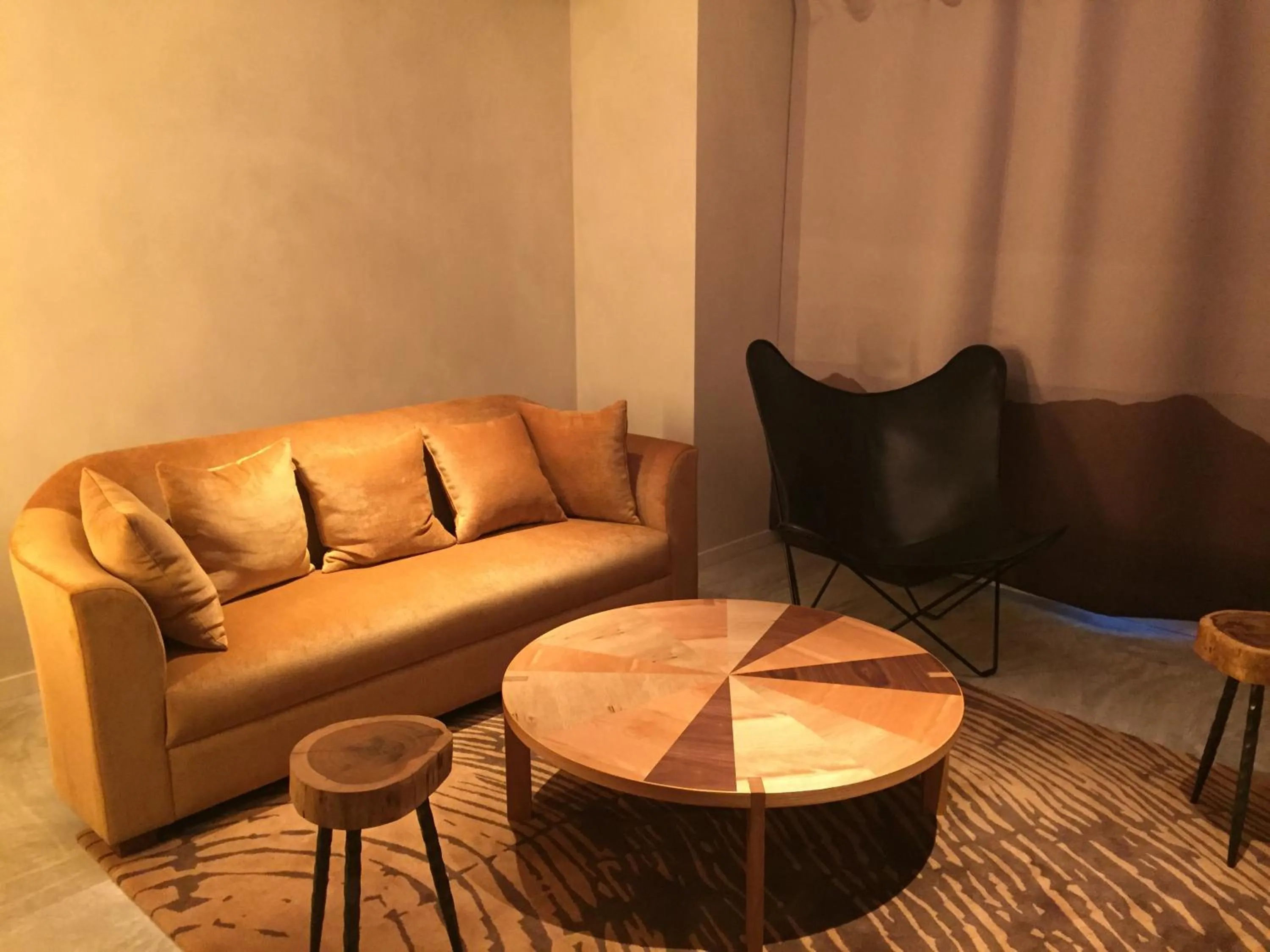 Living room in The Wall Hotel