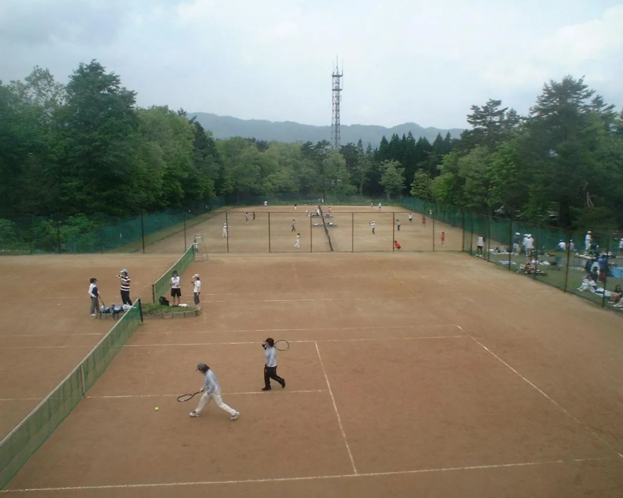 Tennis court in Mizubaso