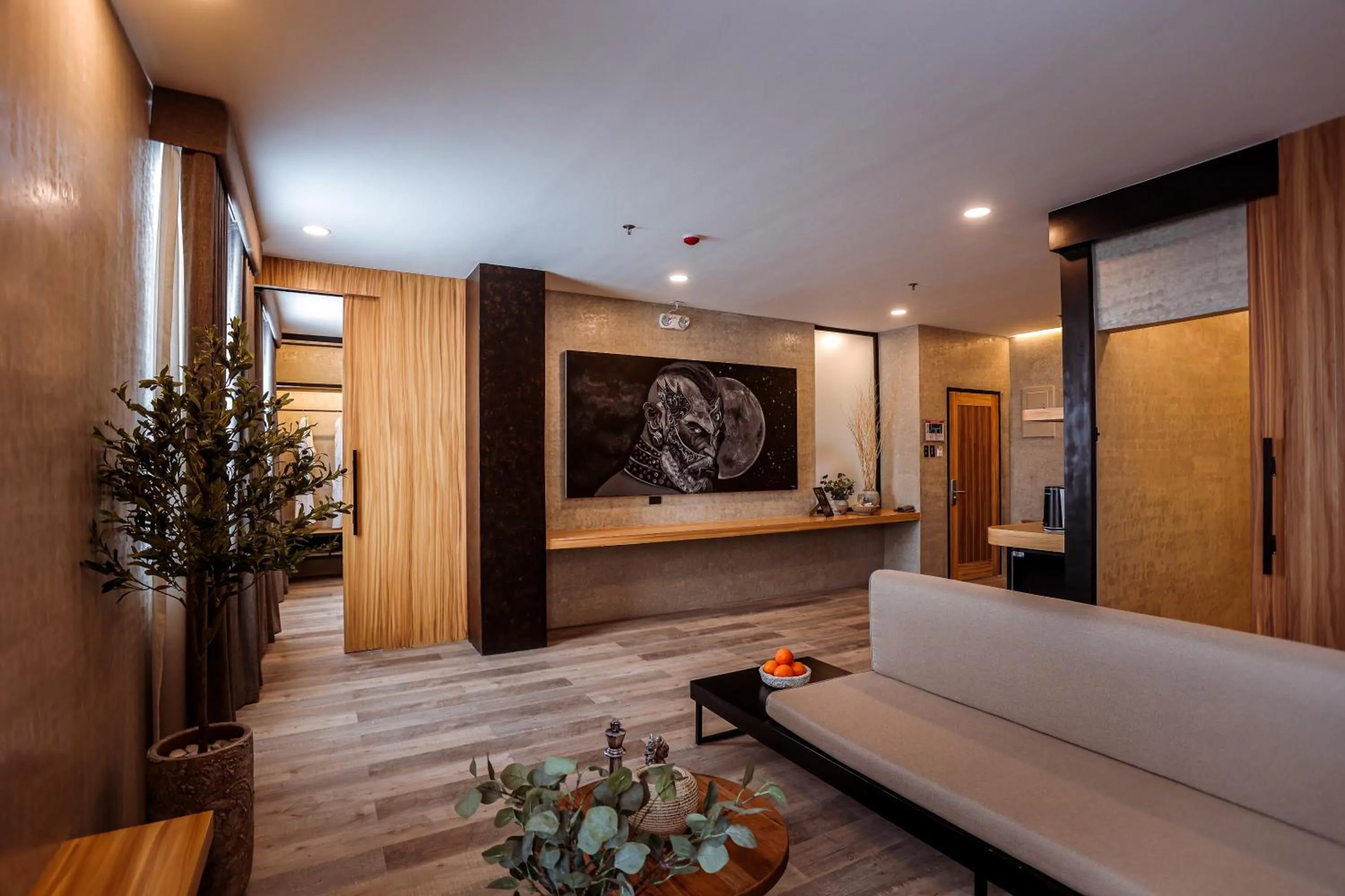 Living room in Azzurro Hotel