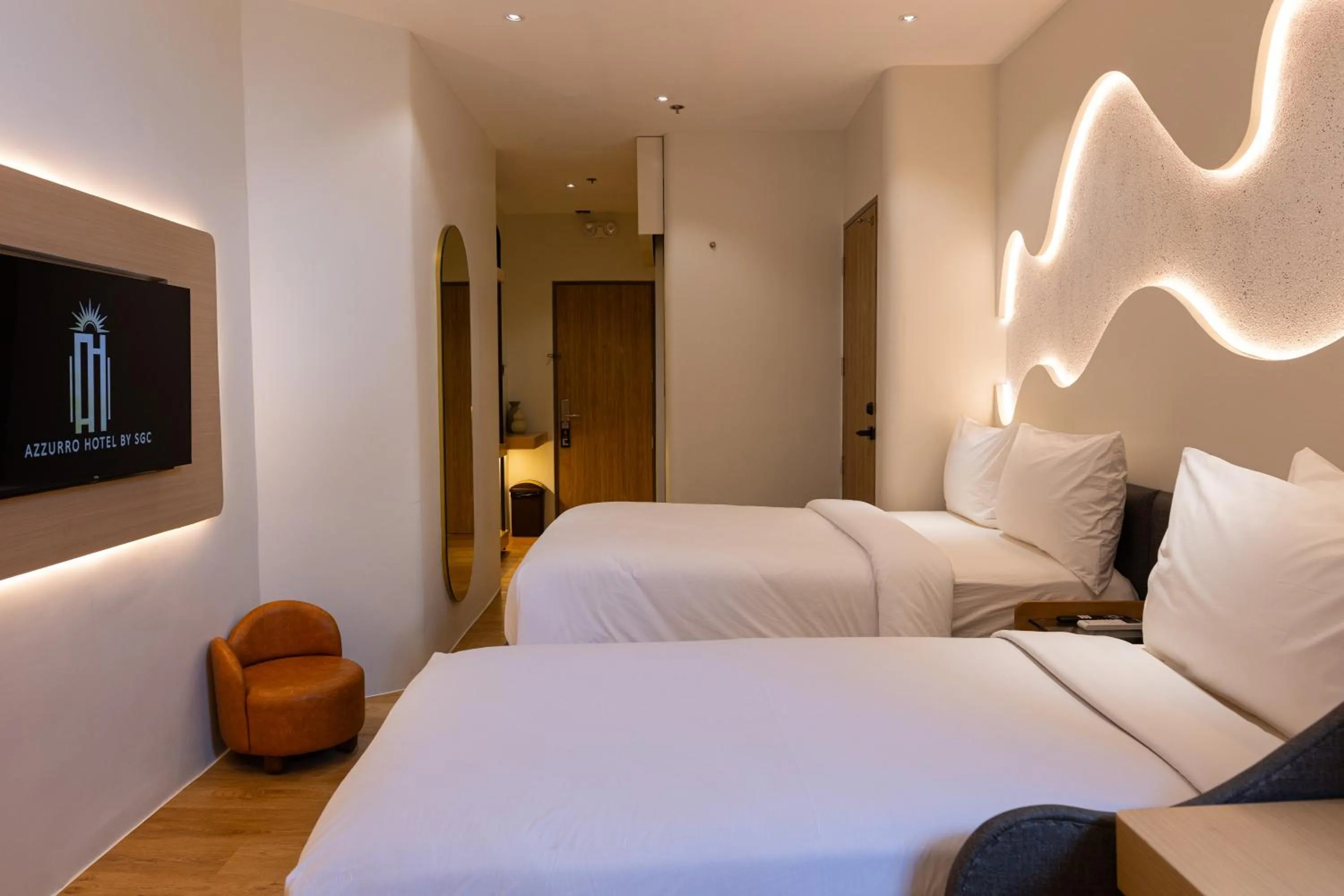 Bed in Azzurro Hotel