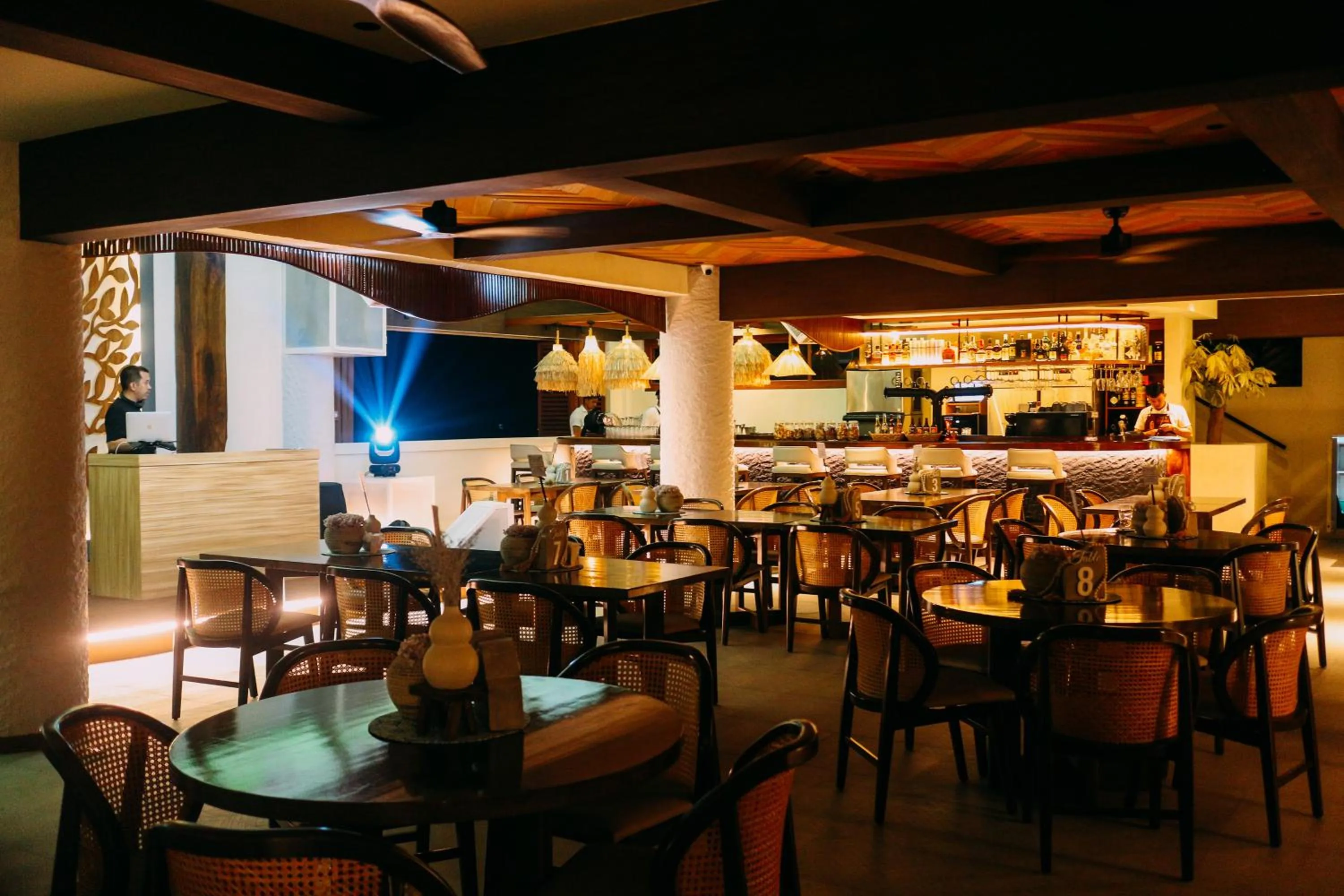 Restaurant/places to eat in Azzurro Hotel