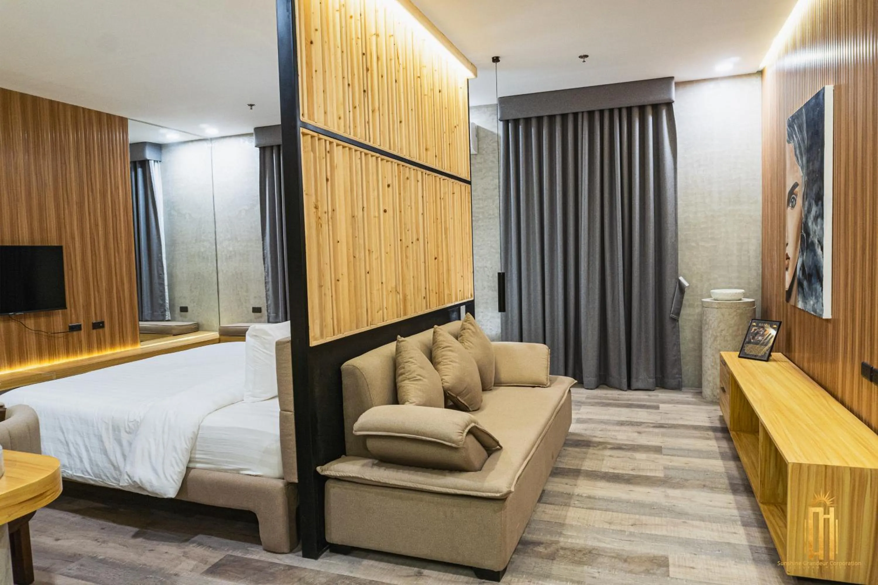 Bed in Azzurro Hotel