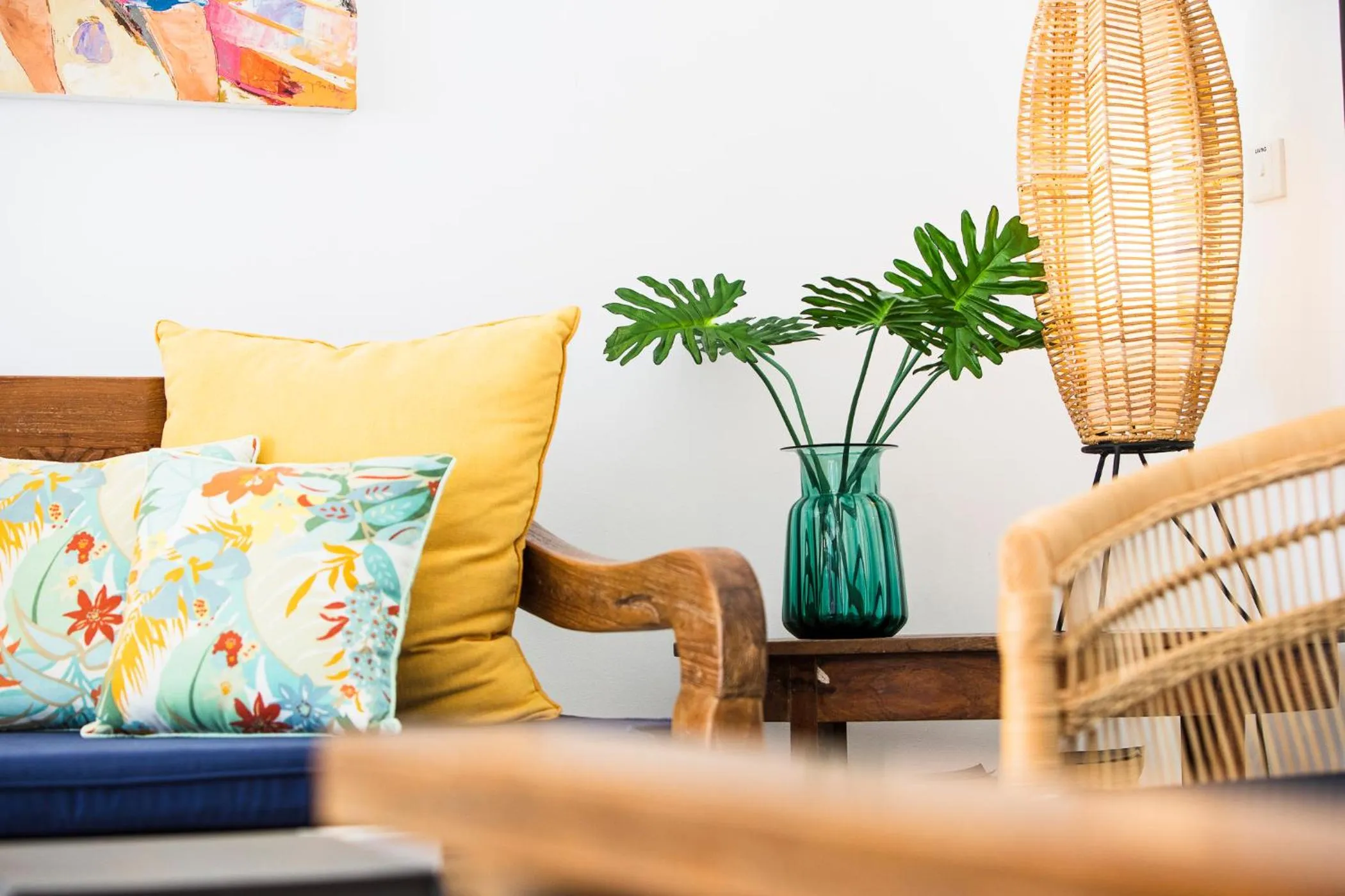 Living room in Villa Atma