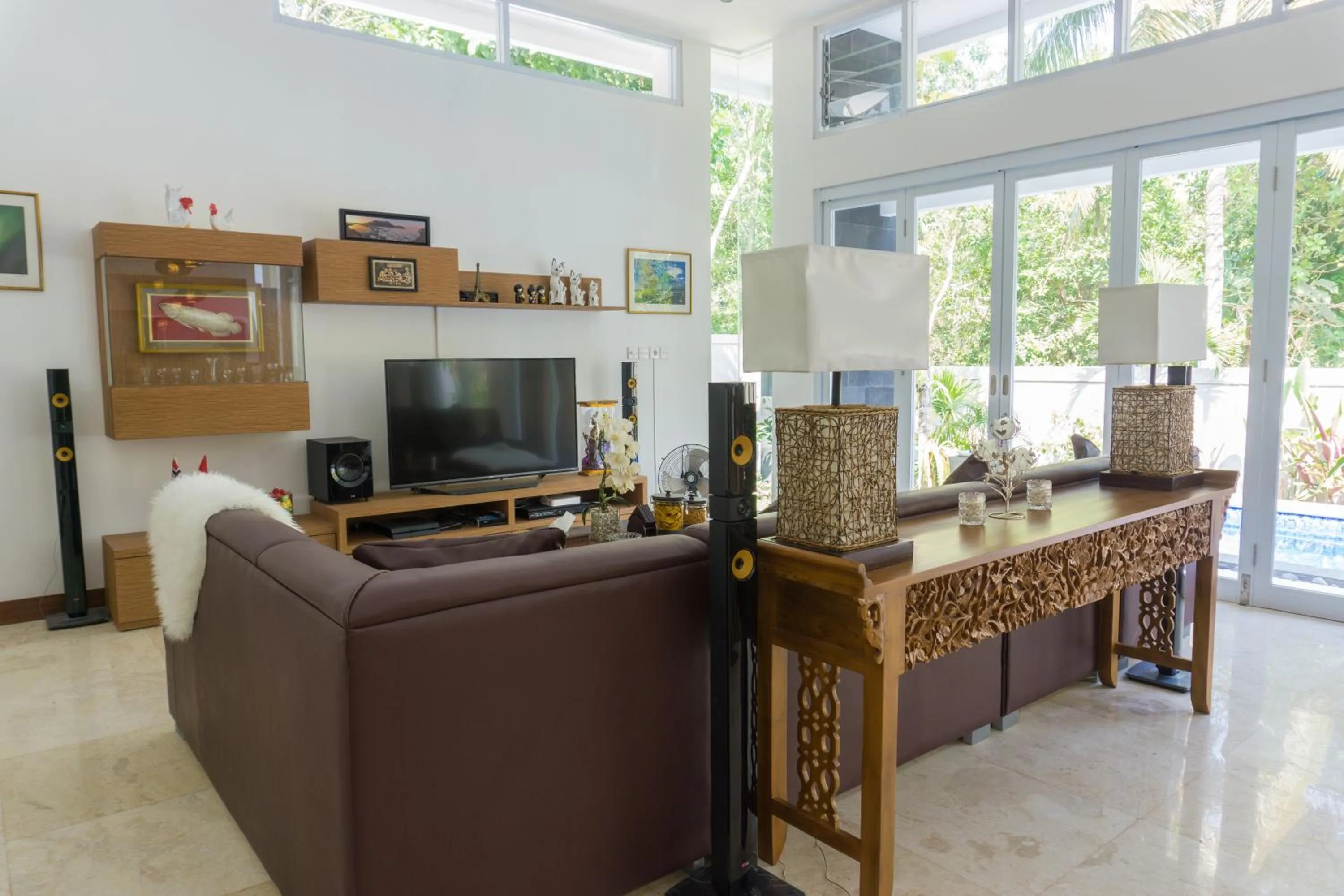 Living room, TV/Entertainment Center in Narvik Villa