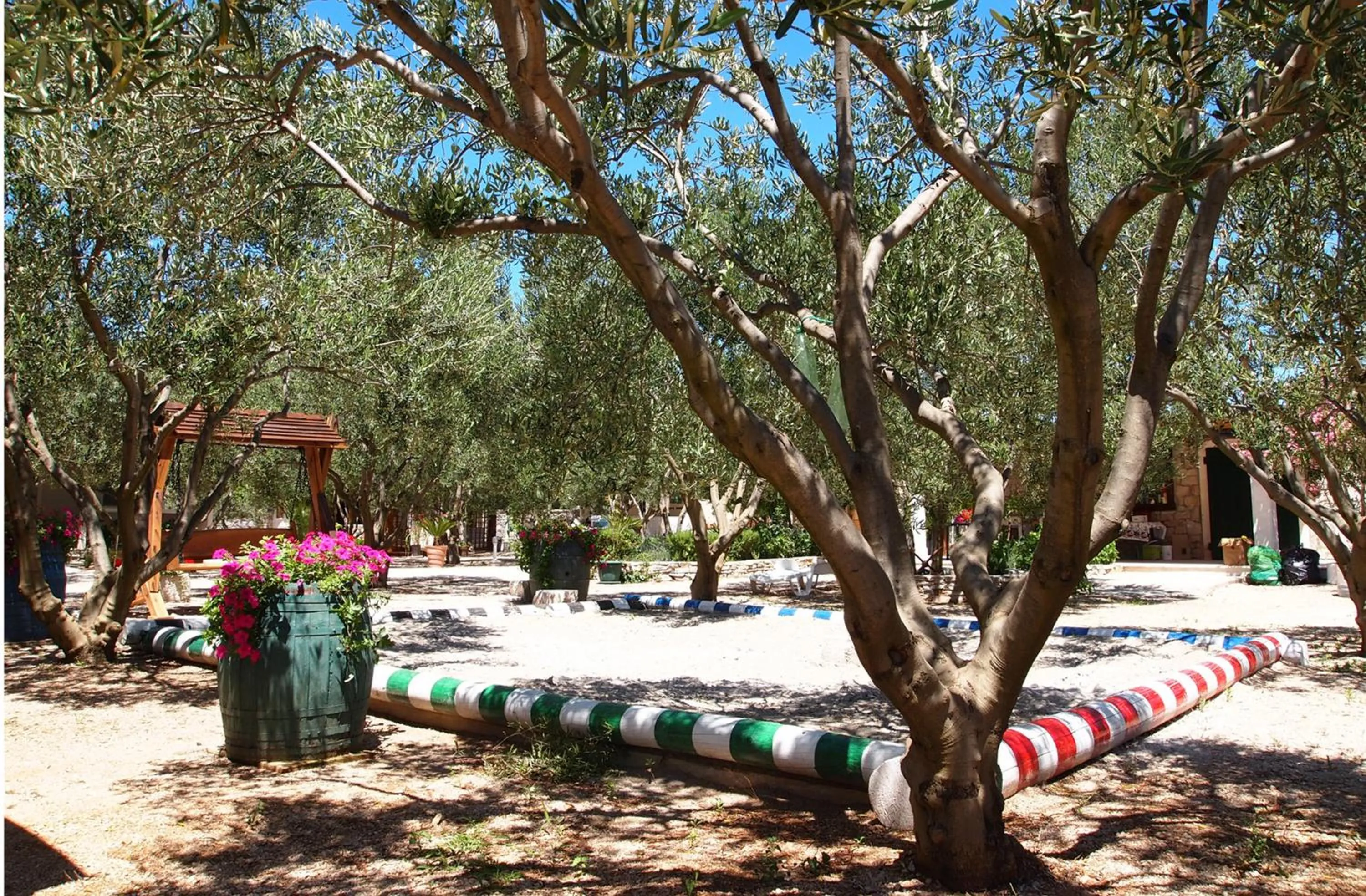 Children play ground in Mobile Homes Holiday Olive Garden