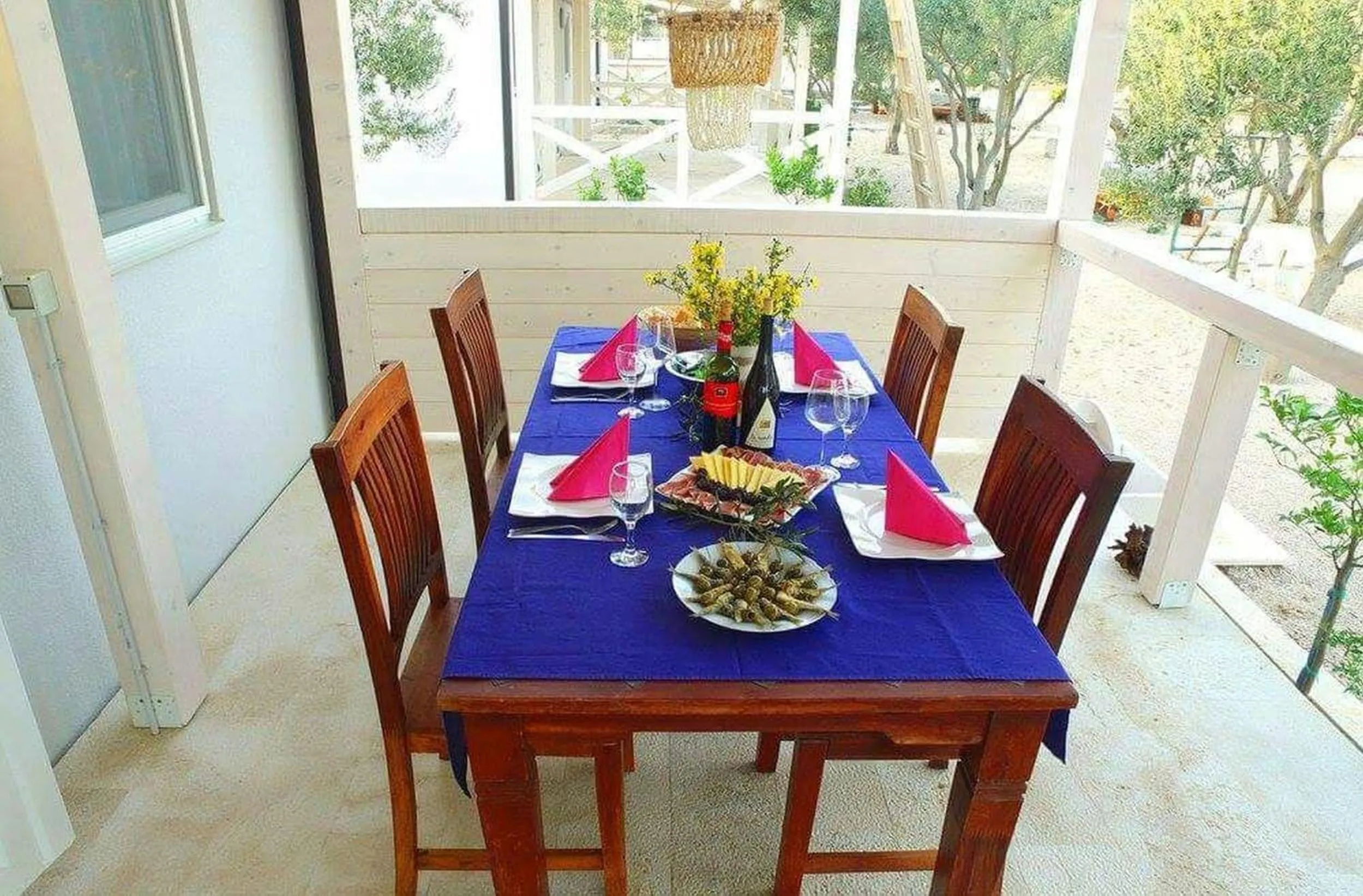 Balcony/Terrace in Mobile Homes Holiday Olive Garden