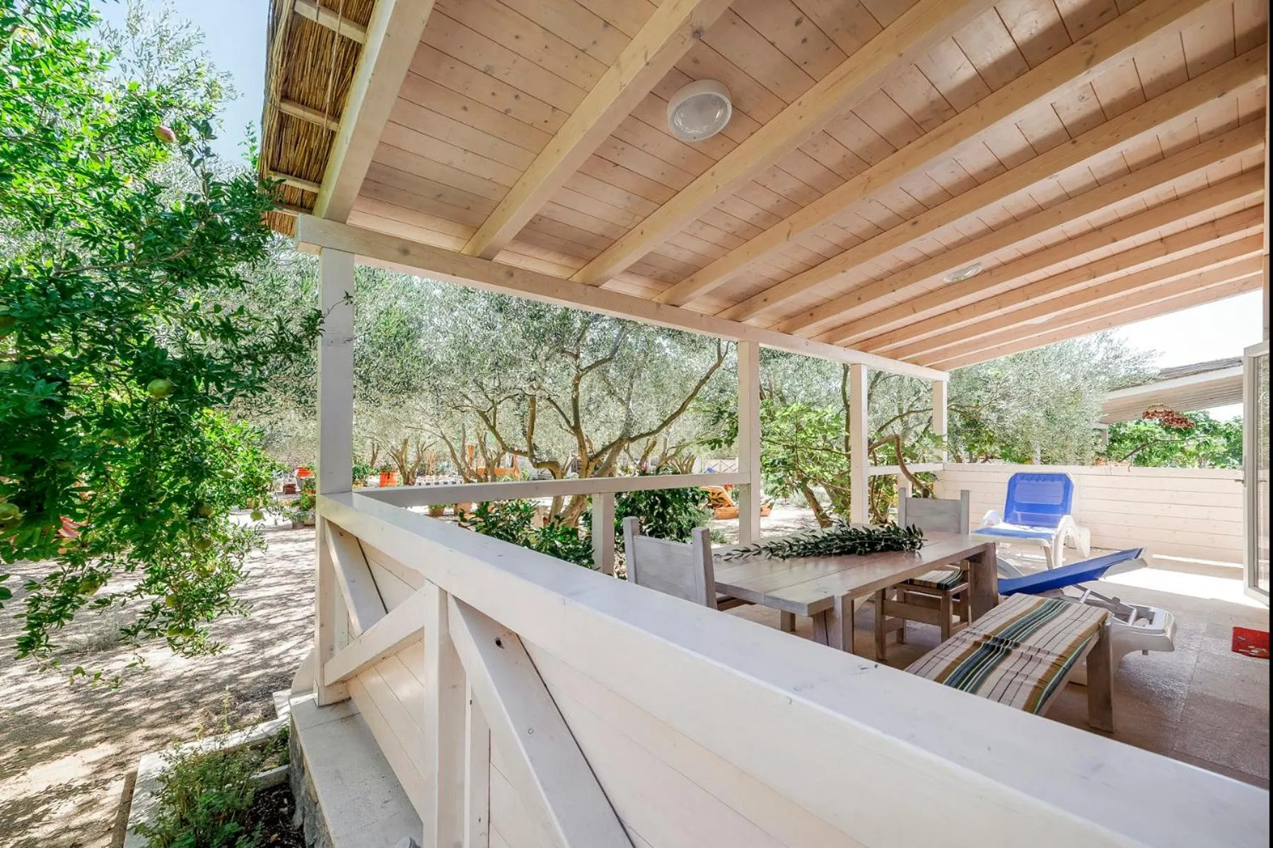 Balcony/Terrace in Mobile Homes Holiday Olive Garden