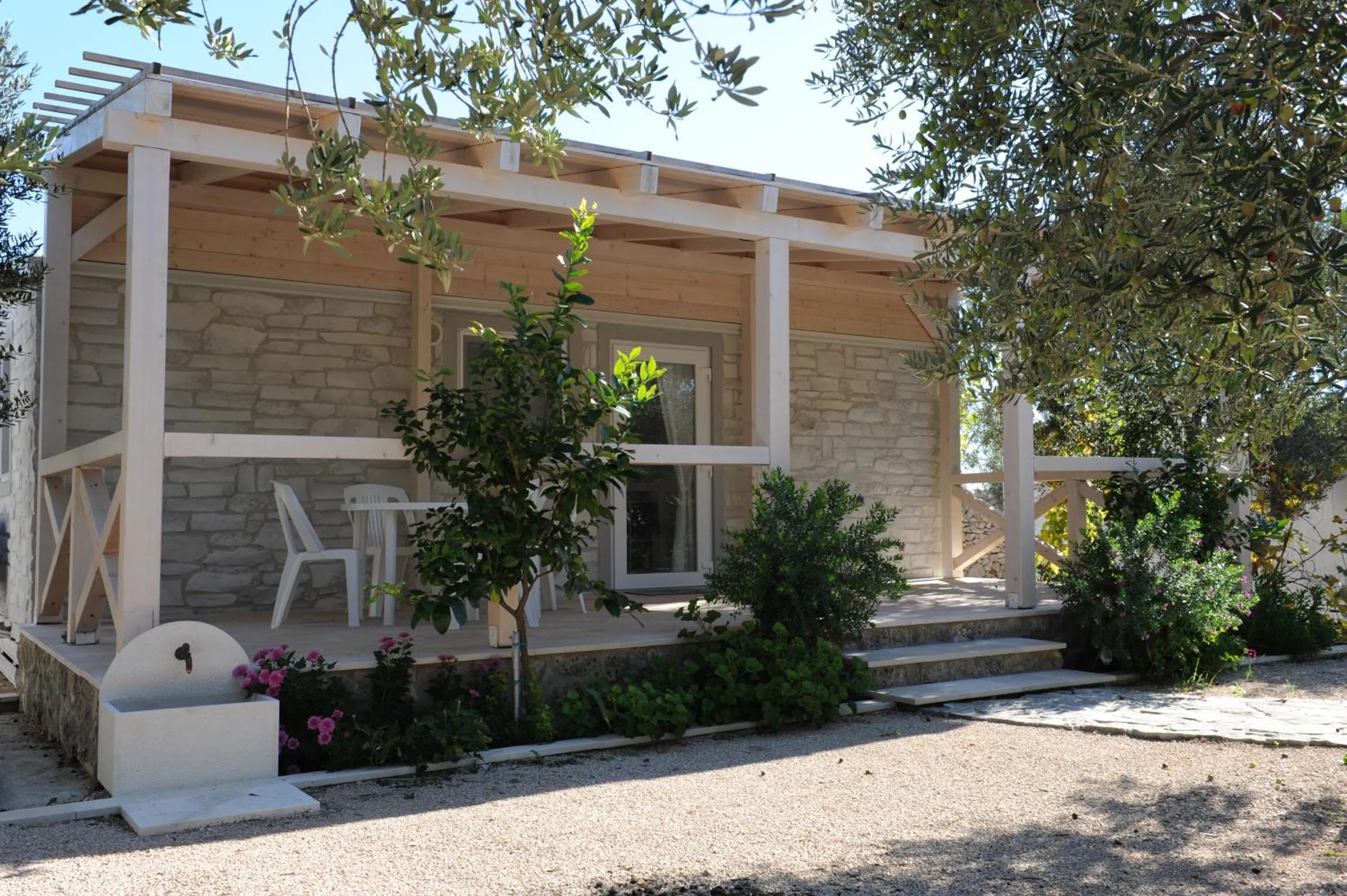 Patio in Mobile Homes Holiday Olive Garden