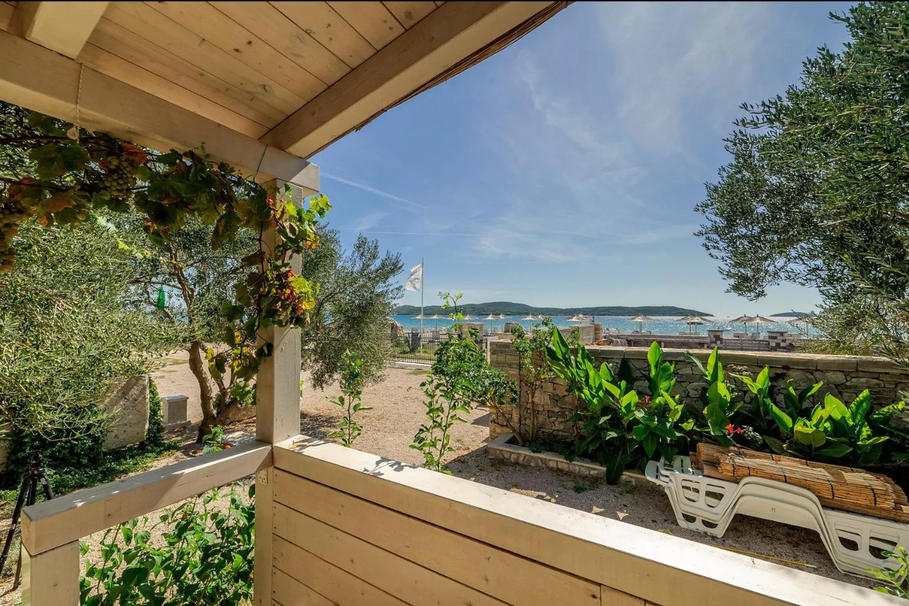 Sea view in Mobile Homes Holiday Olive Garden