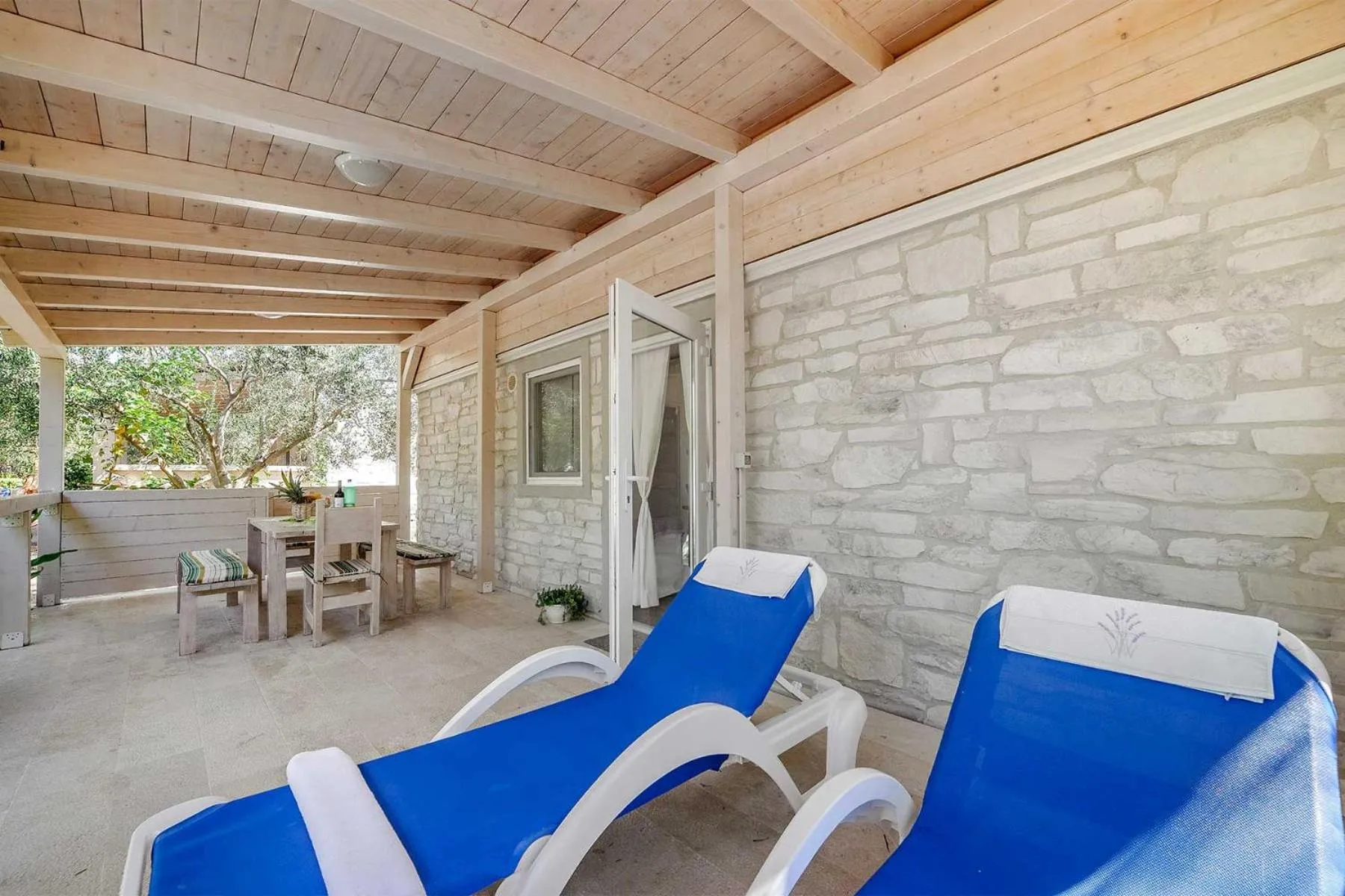 Balcony/Terrace in Mobile Homes Holiday Olive Garden