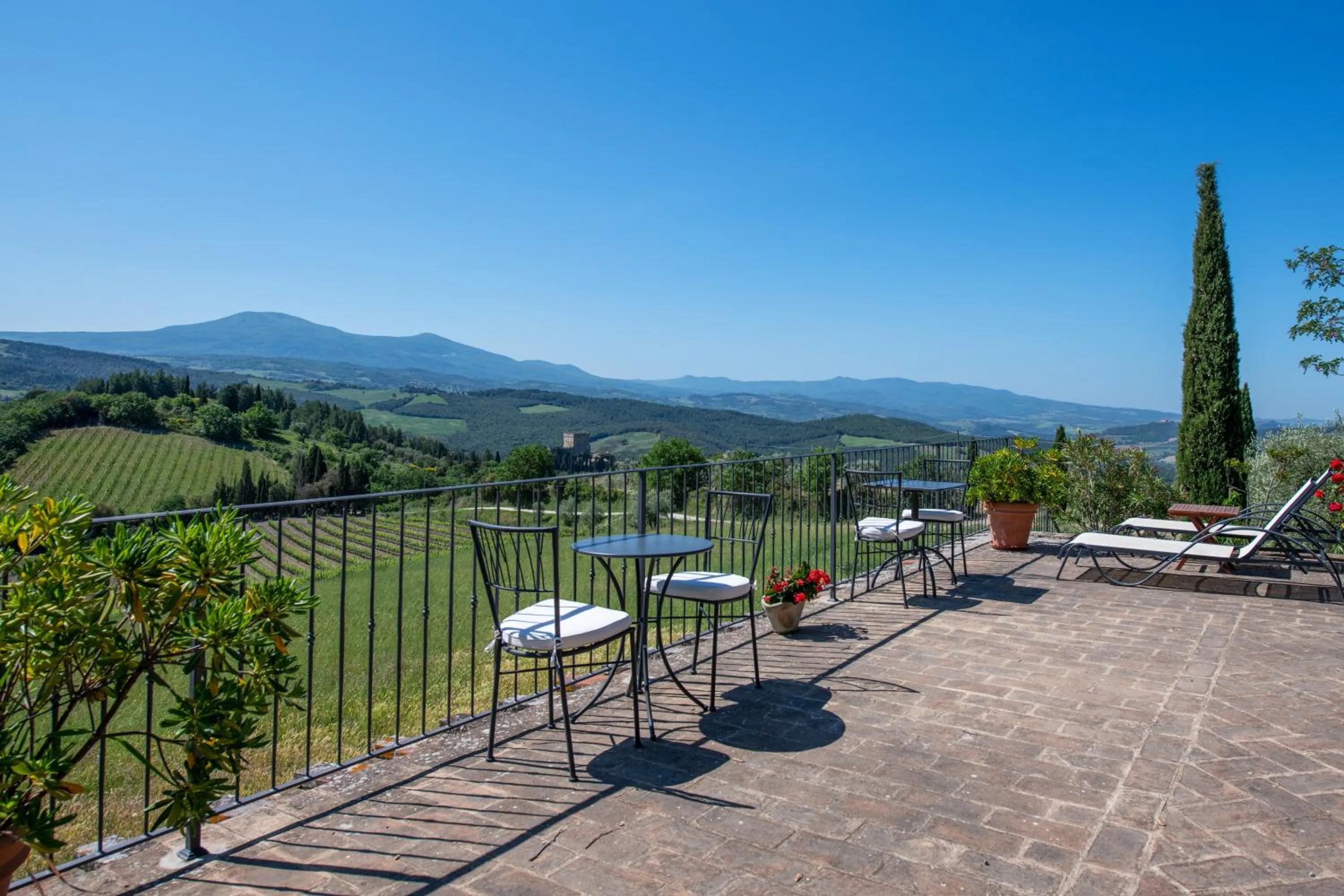 Patio in Agriturismo Il Poderuccio