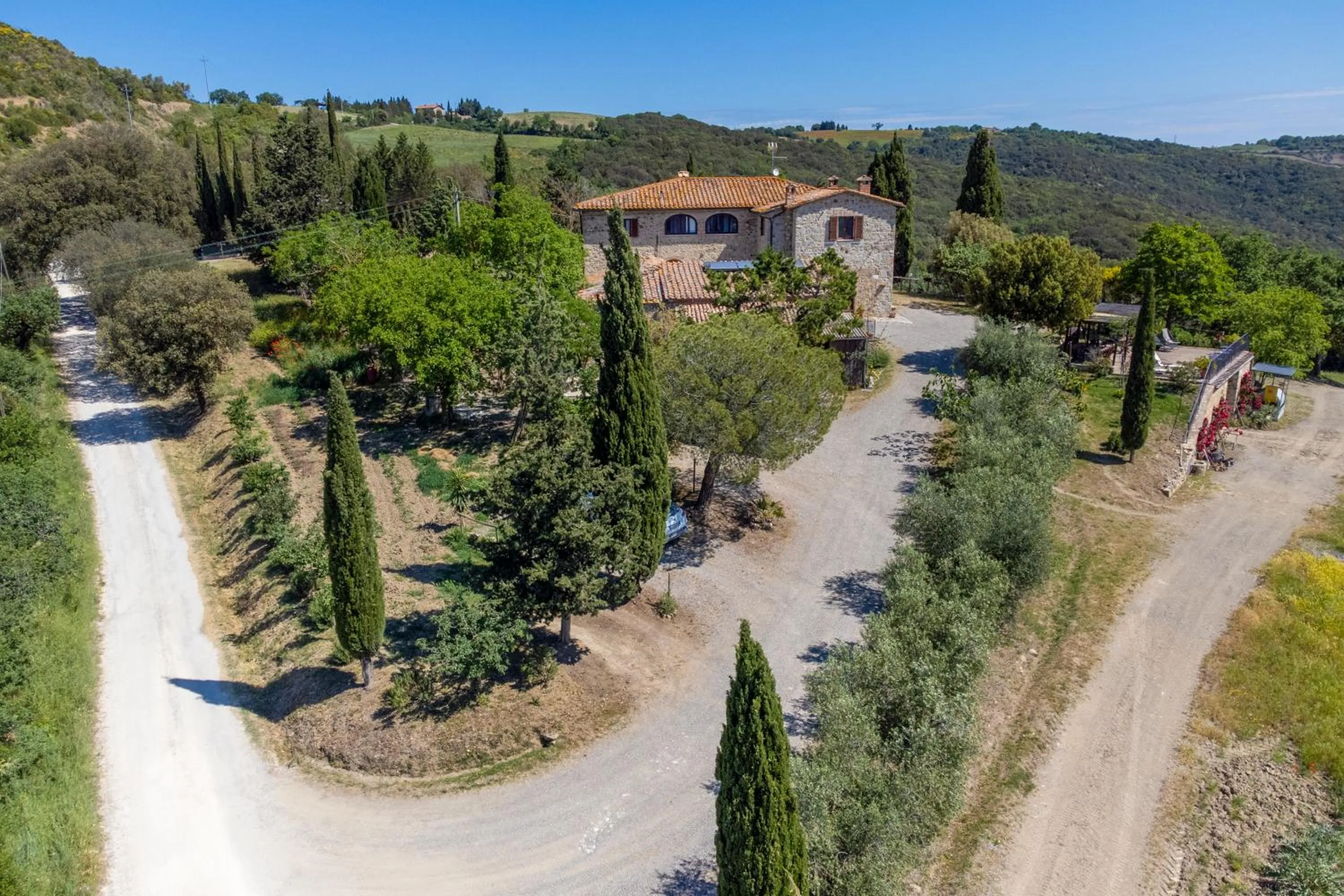 Bird's eye view in Agriturismo Il Poderuccio