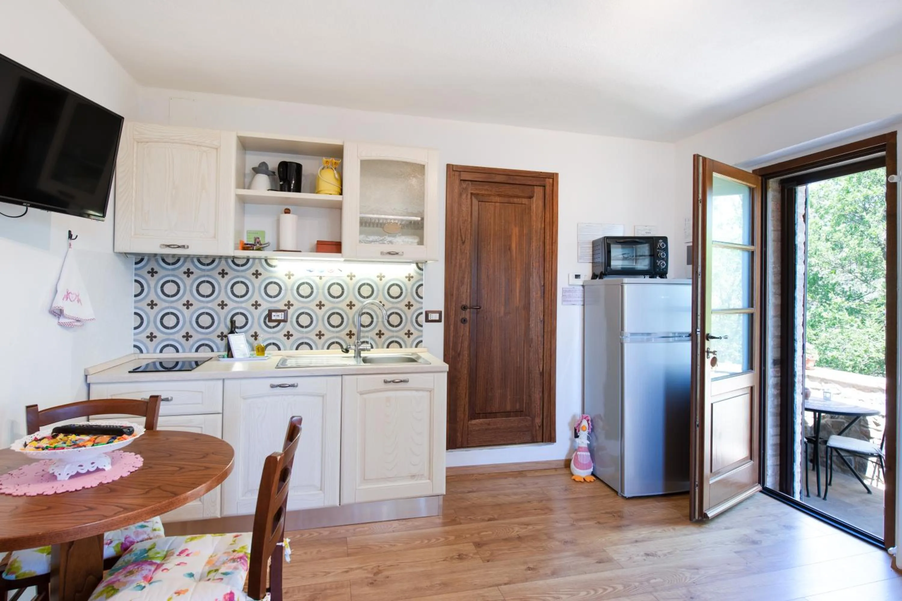 Kitchen or kitchenette in Agriturismo Il Poderuccio