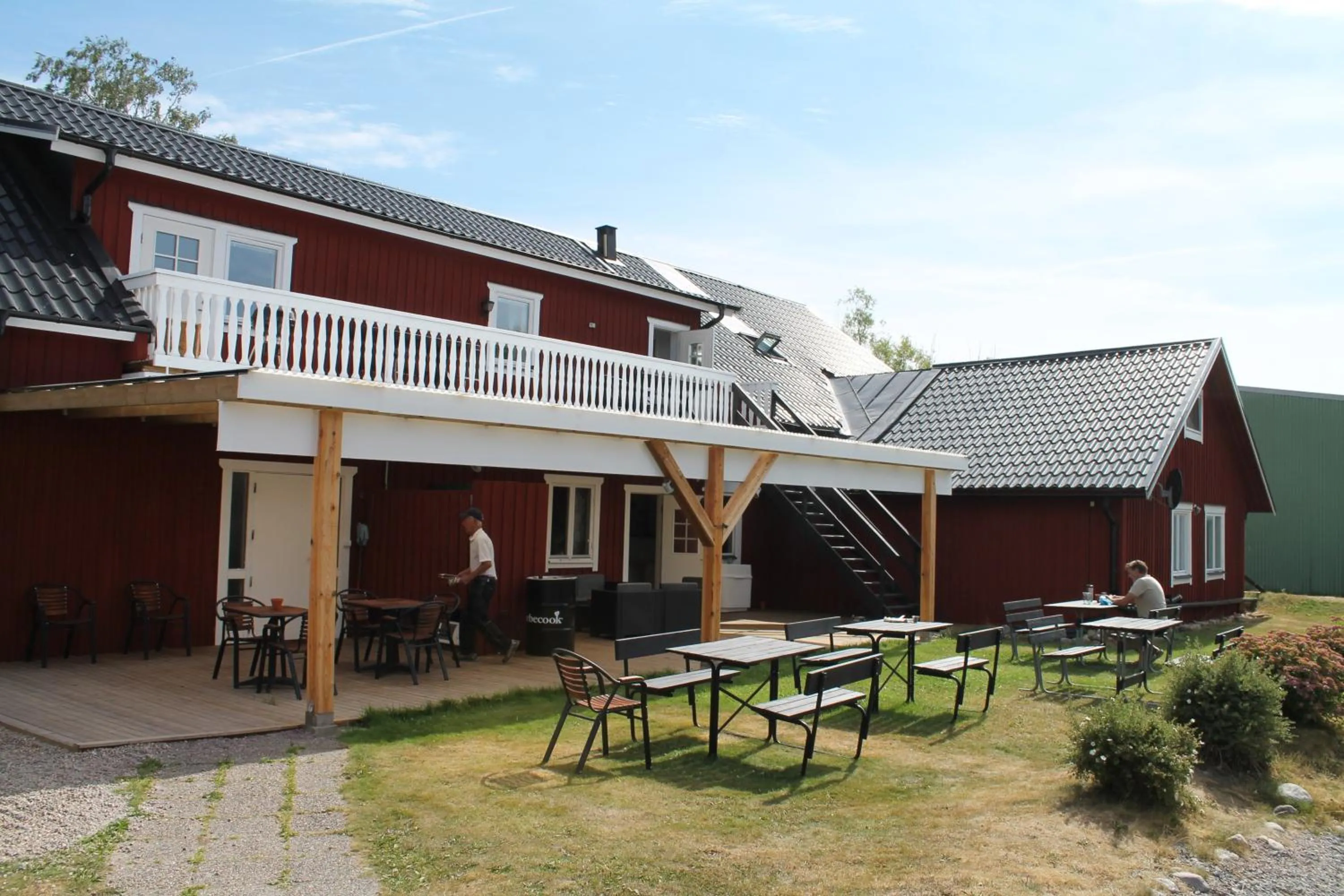 Patio in Trosa Vandrarhem