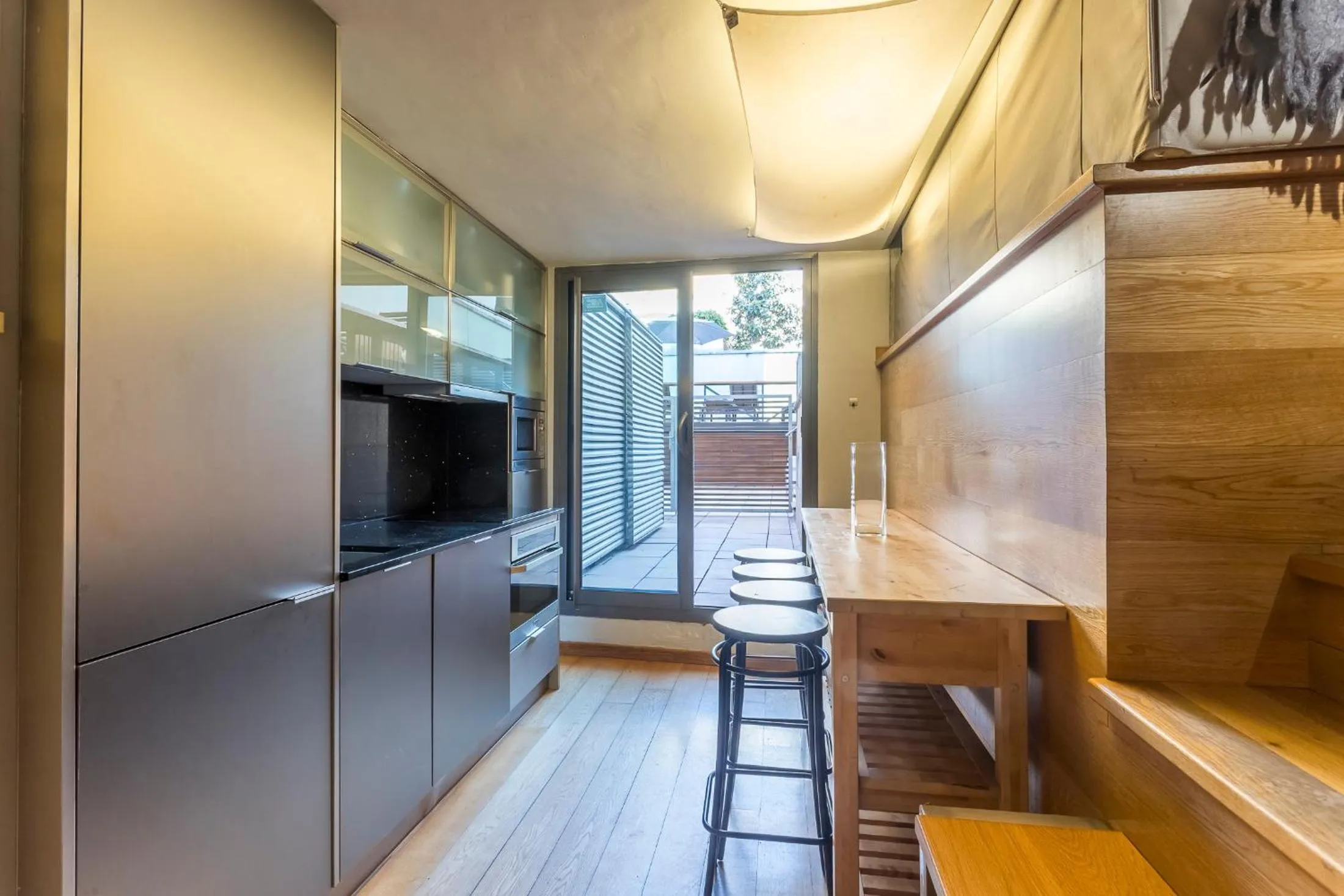kitchen in My Space Barcelona Gracia Pool Terrace