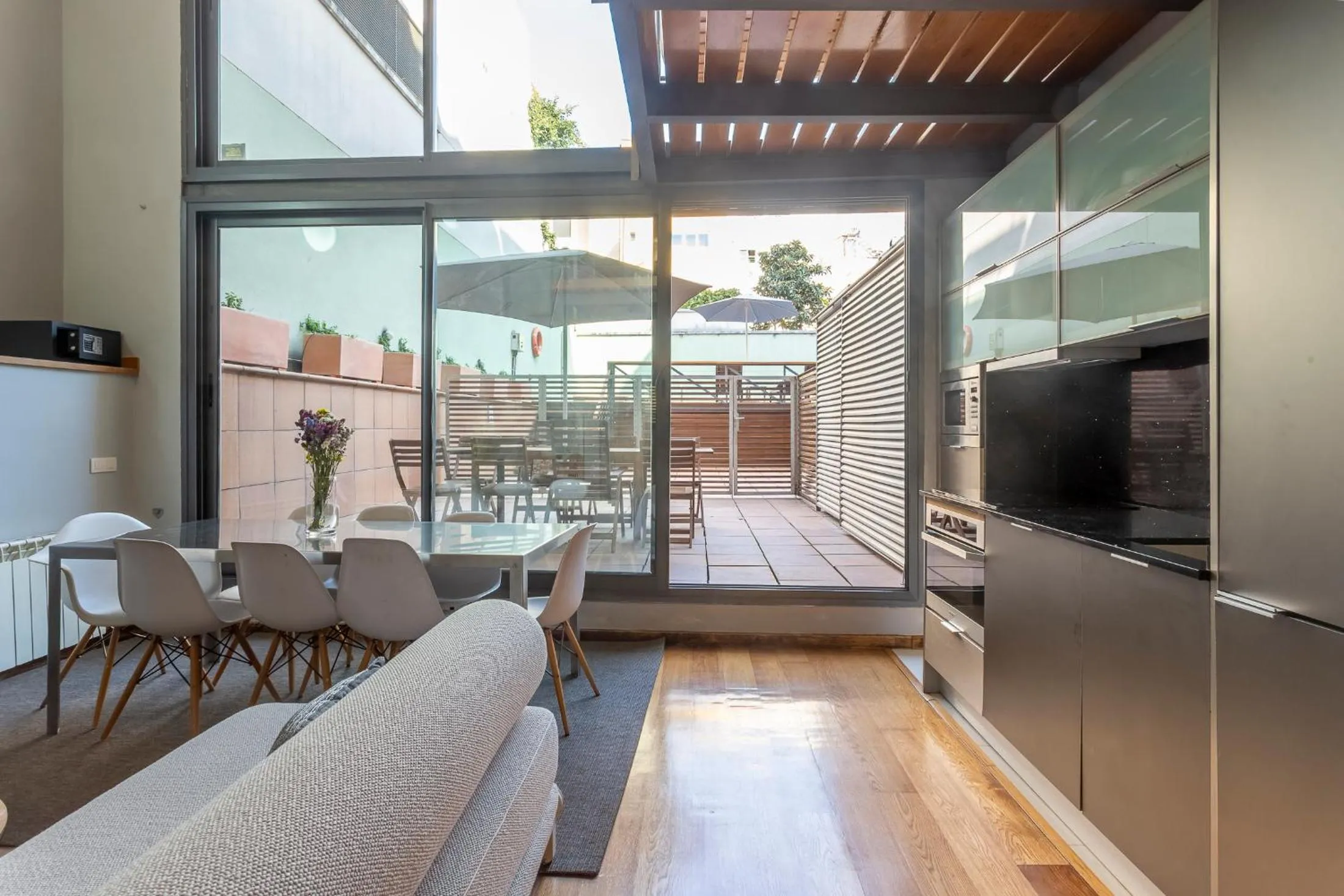 Living room in My Space Barcelona Gracia Pool Terrace