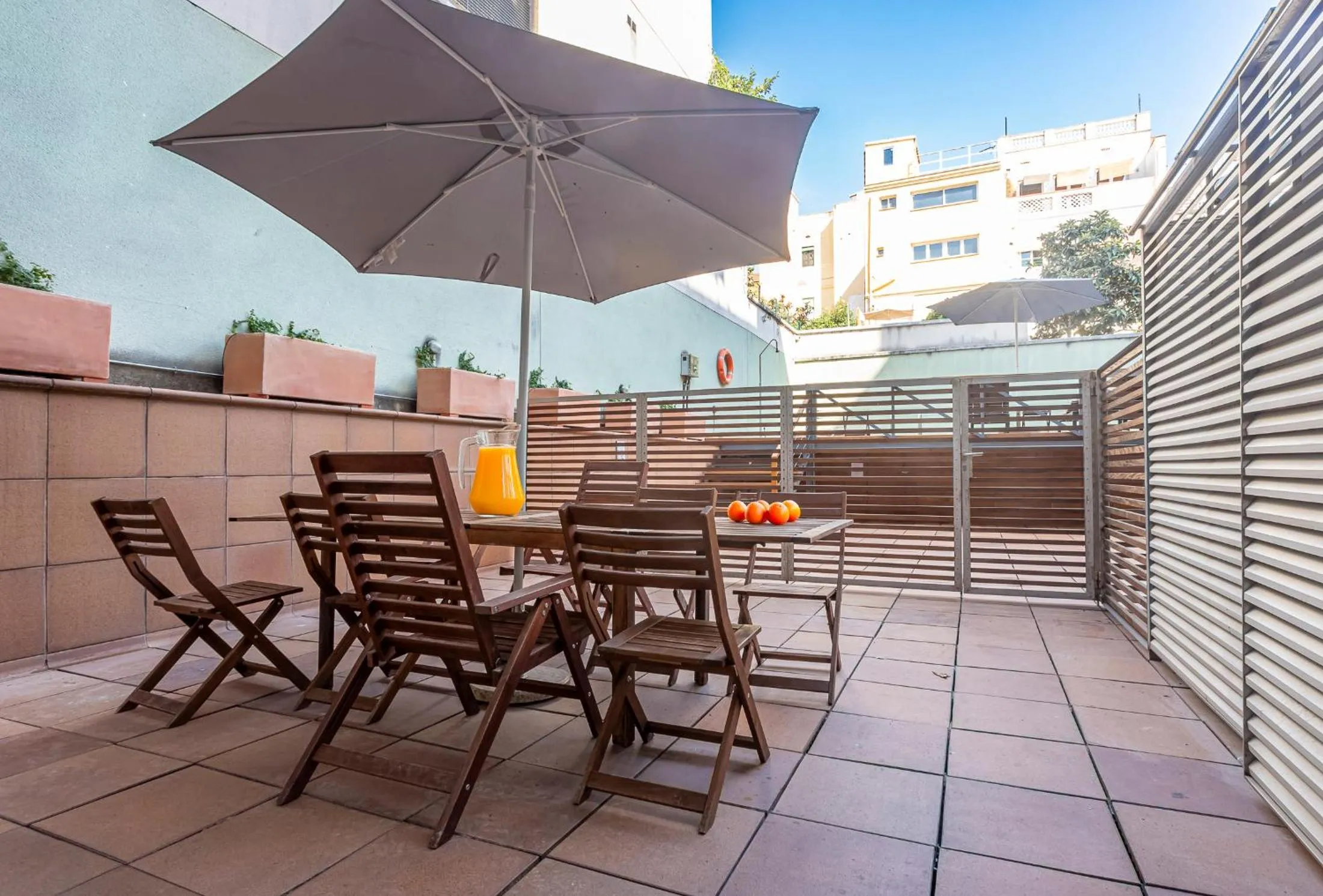 Balcony/Terrace in My Space Barcelona Gracia Pool Terrace