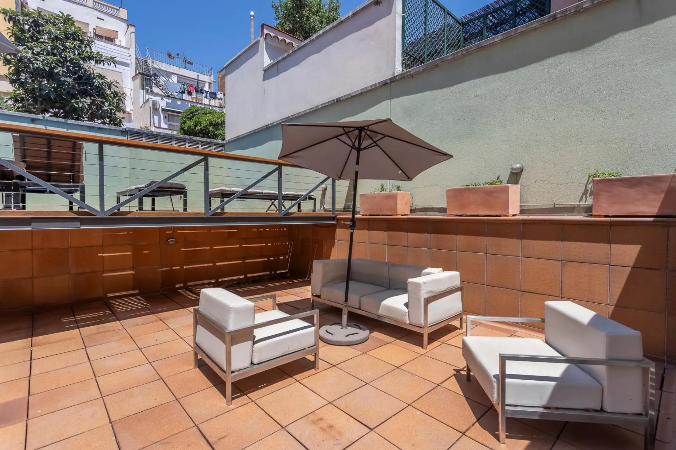 Balcony/Terrace in My Space Barcelona Gracia Pool Terrace