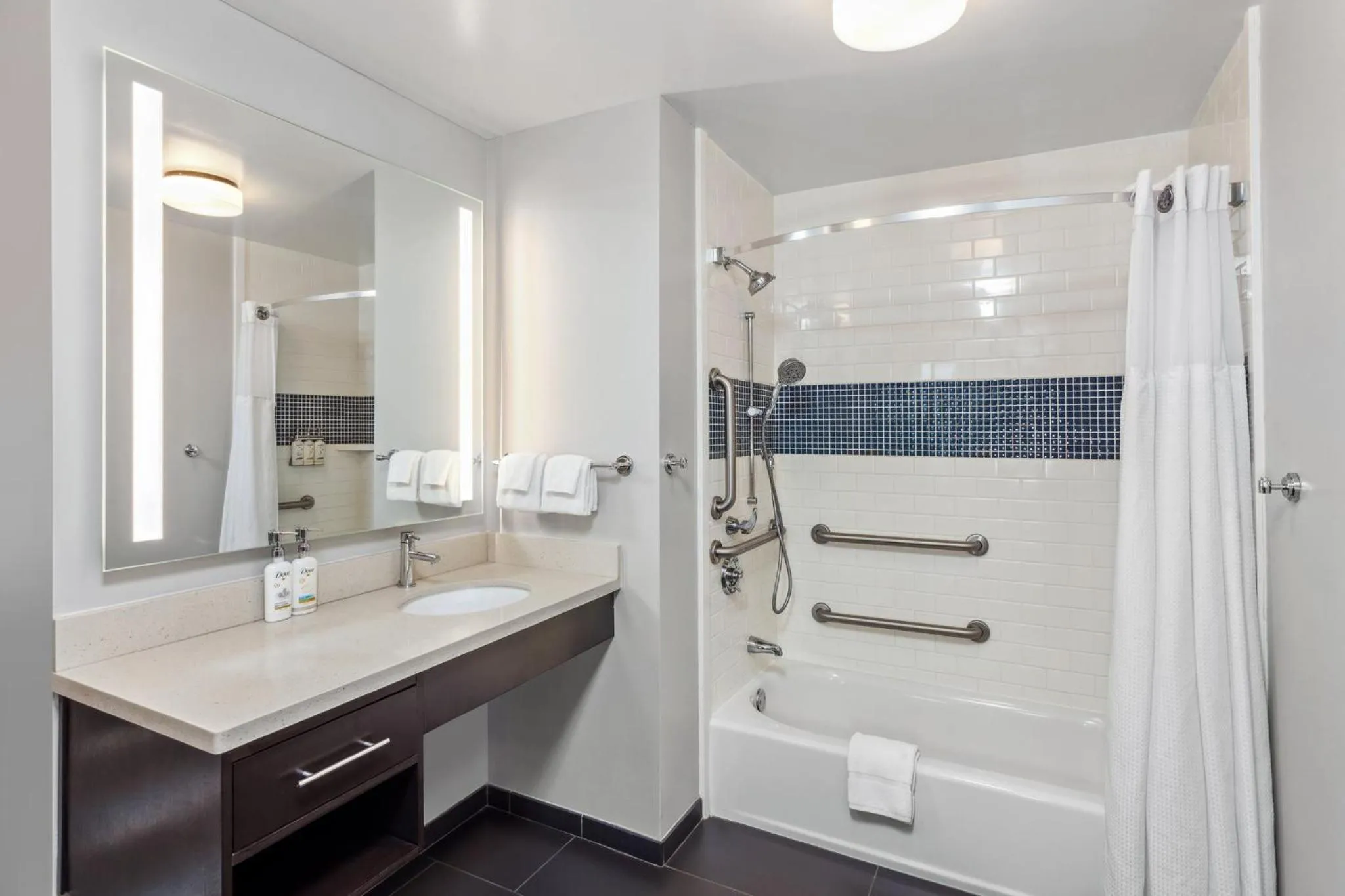 Bathroom in Staybridge Suites Albany Wolf Rd-Colonie Center by IHG