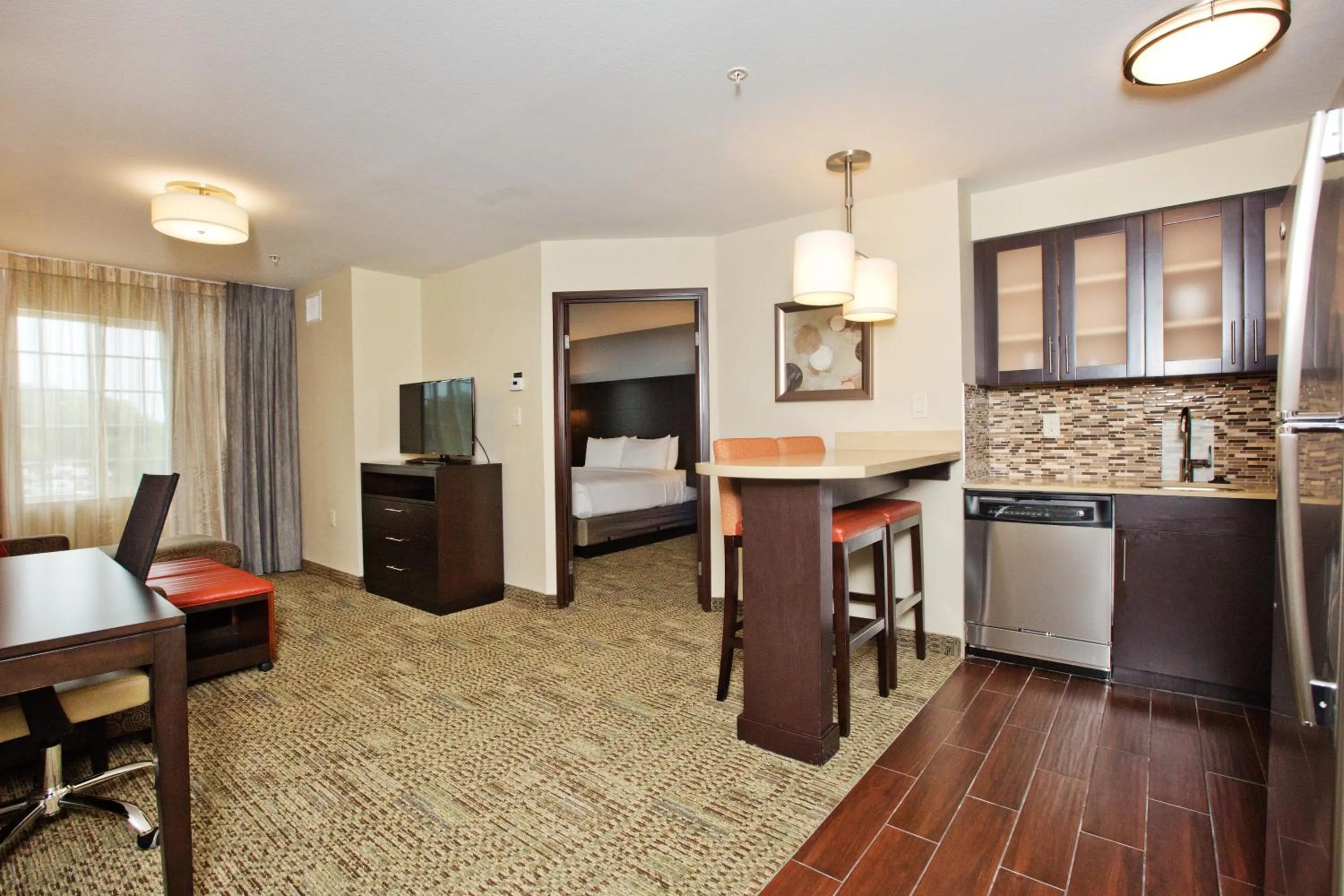 Photo of the whole room, Bed in Staybridge Suites Austin South Interstate Hwy 35 by IHG