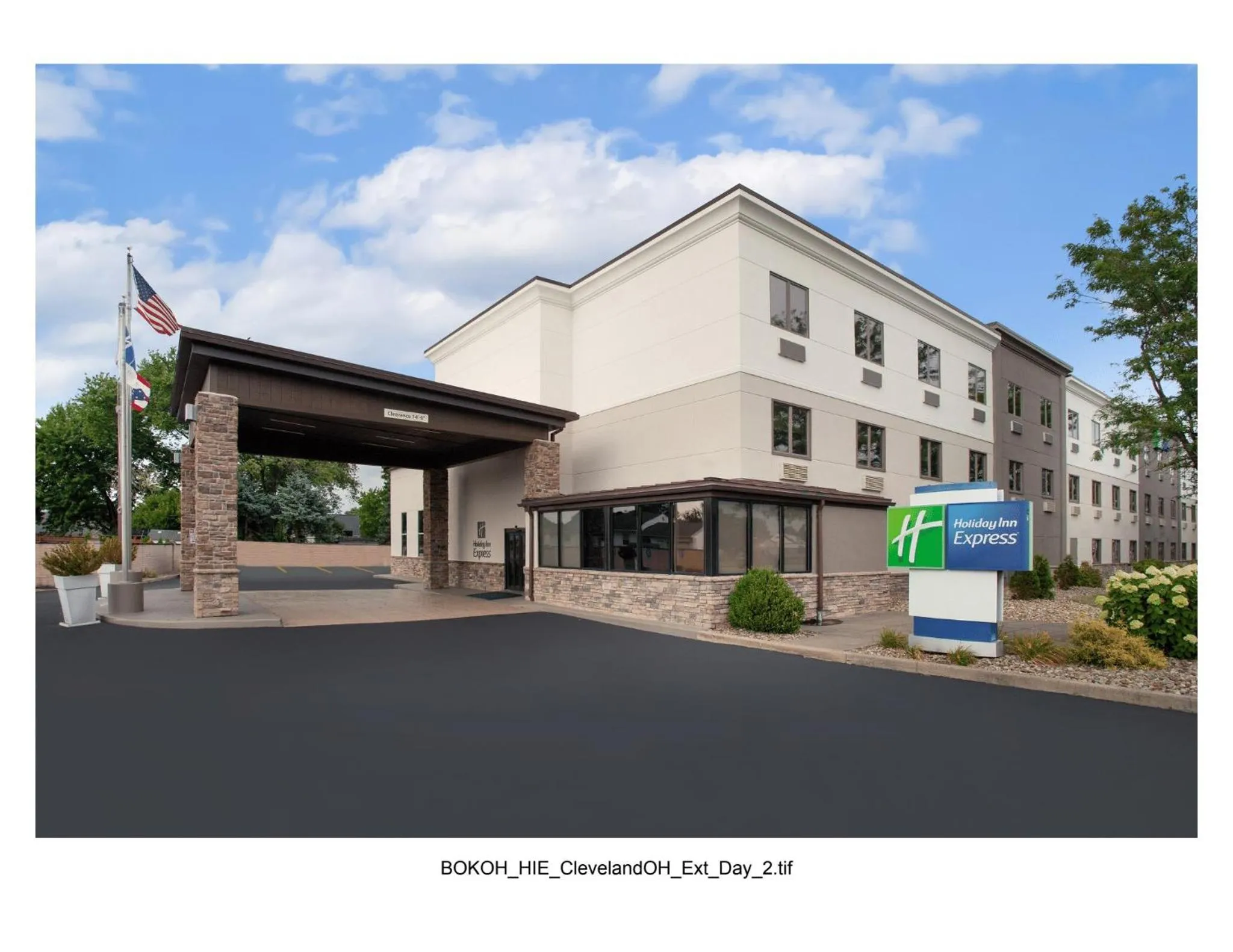 Facade/entrance in Holiday Inn Express Cleveland Airport - Brook Park by IHG