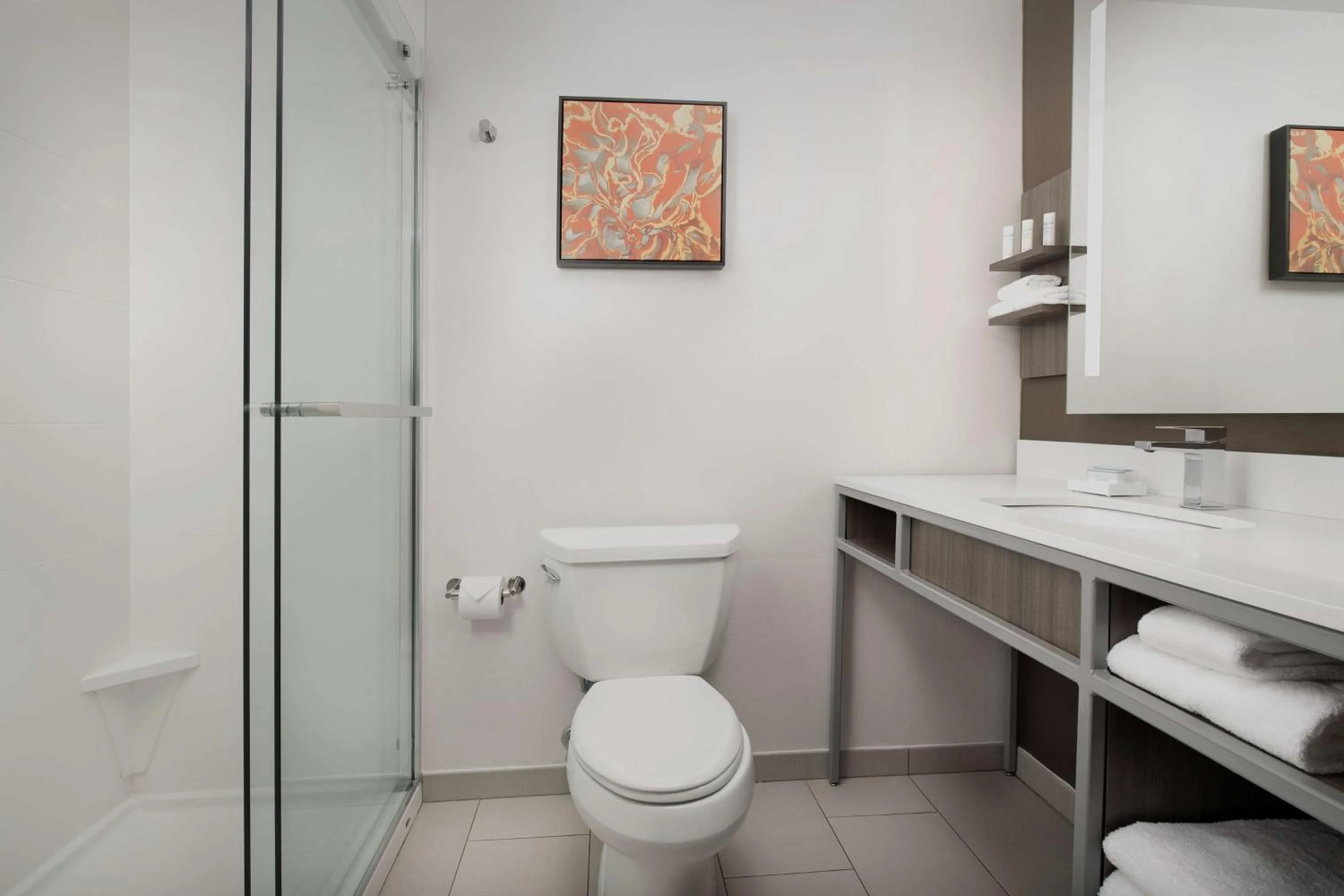 Bathroom in Hilton Garden Inn Columbia Airport, SC