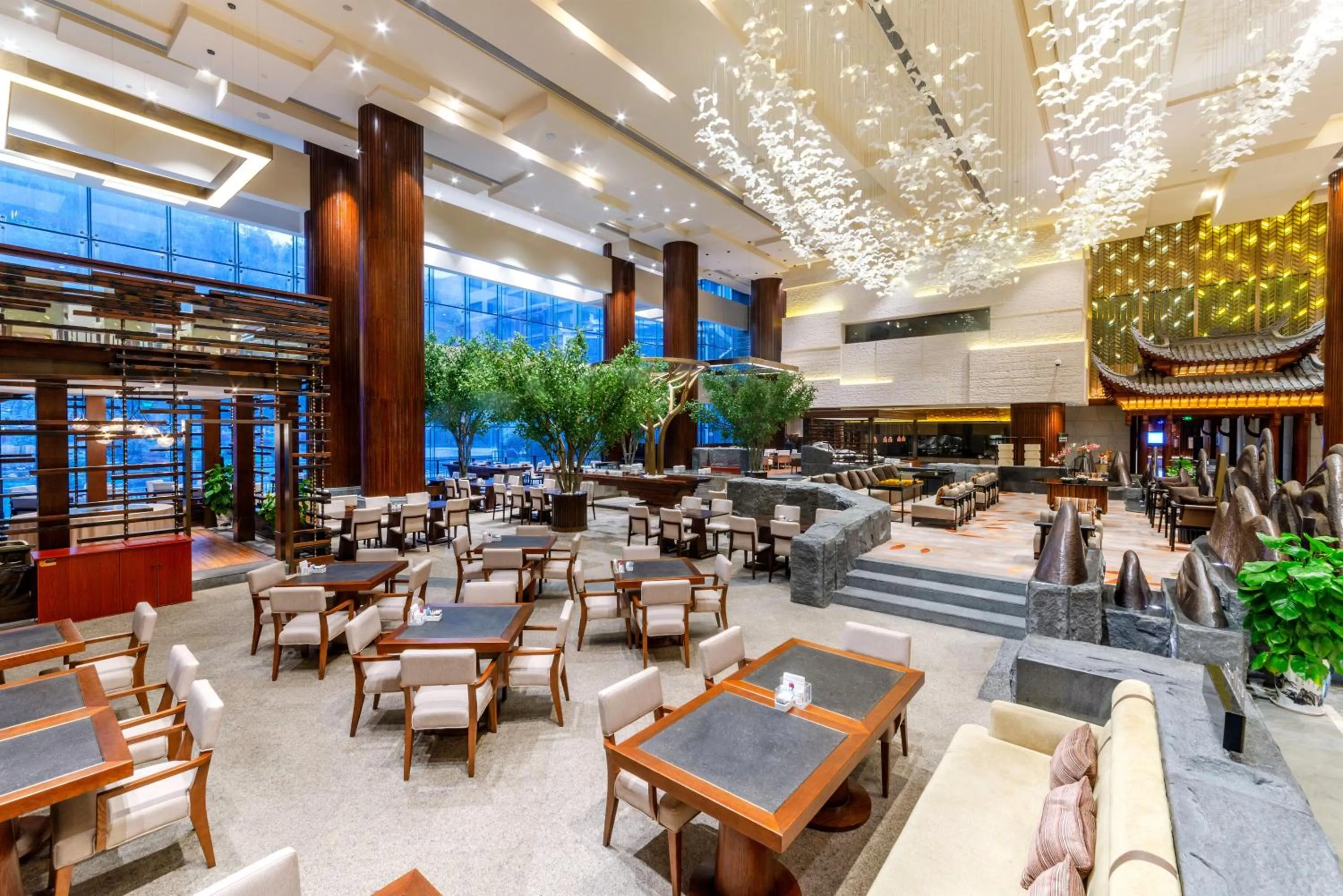 Lounge or bar in Howard Johnson Neodalle Resort Zhangjiajie