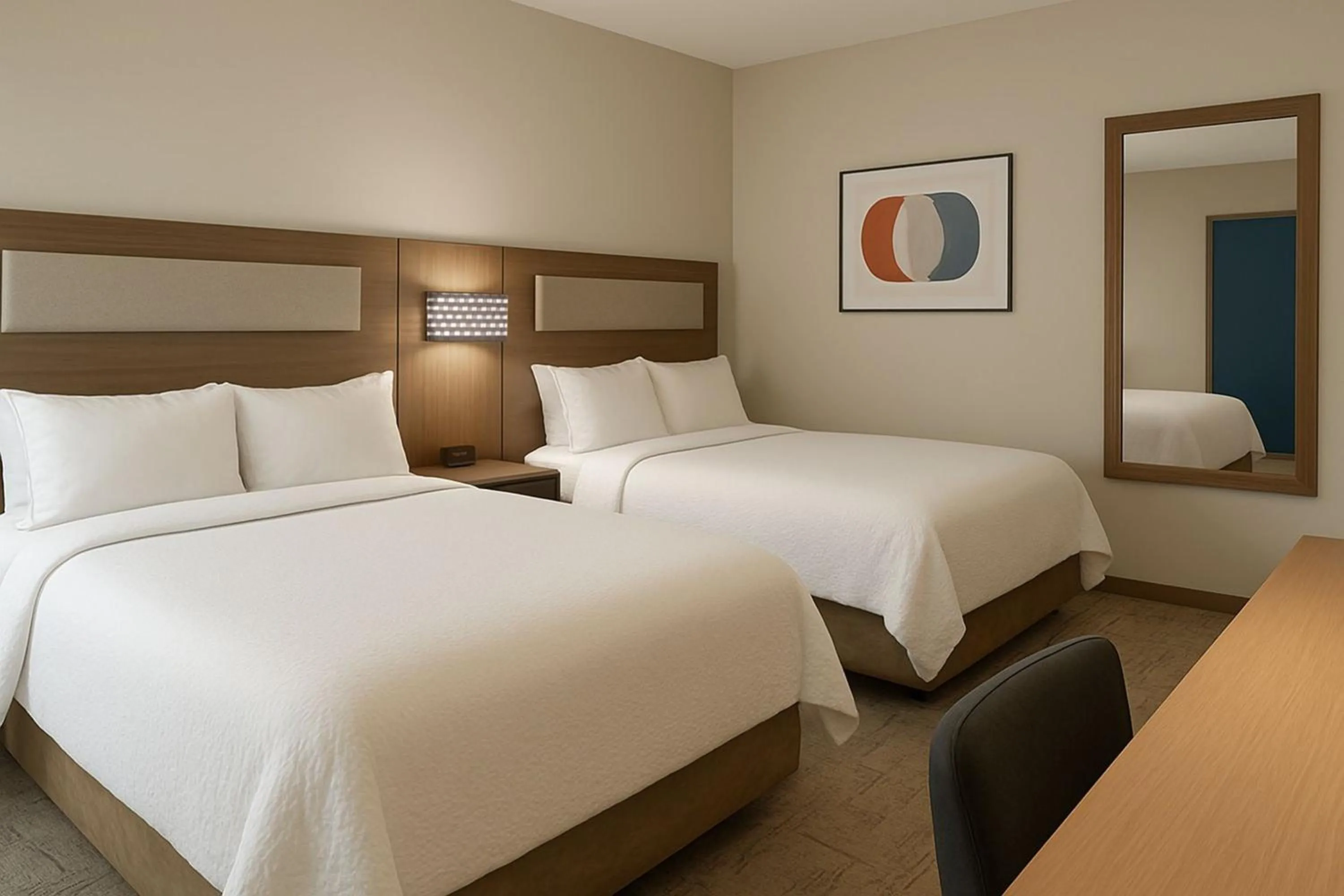 Photo of the whole room, Bed in Holiday Inn Express & Suites Alliance by IHG