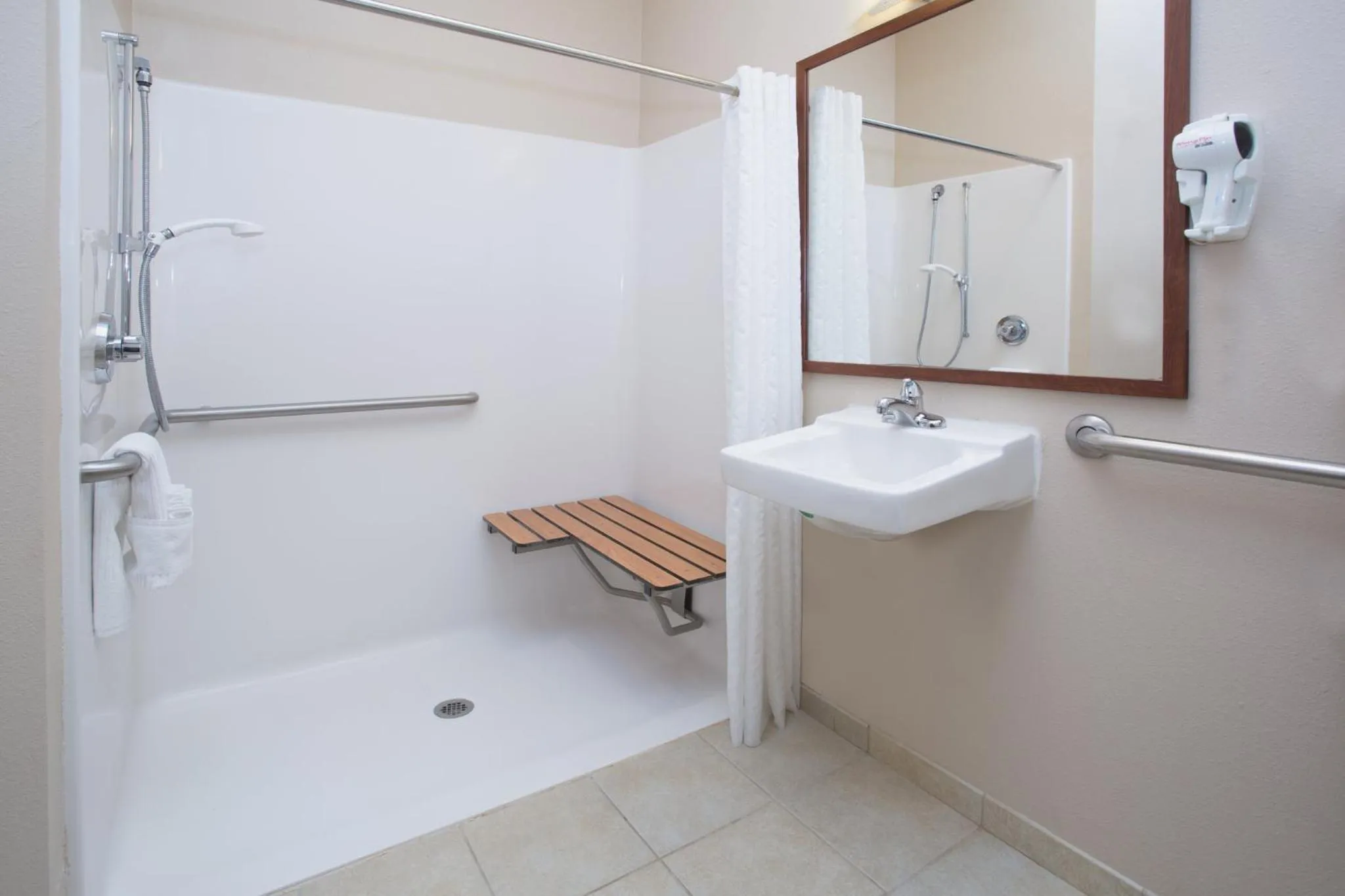 Bathroom in Candlewood Suites - Peoria at Grand Prairie by IHG