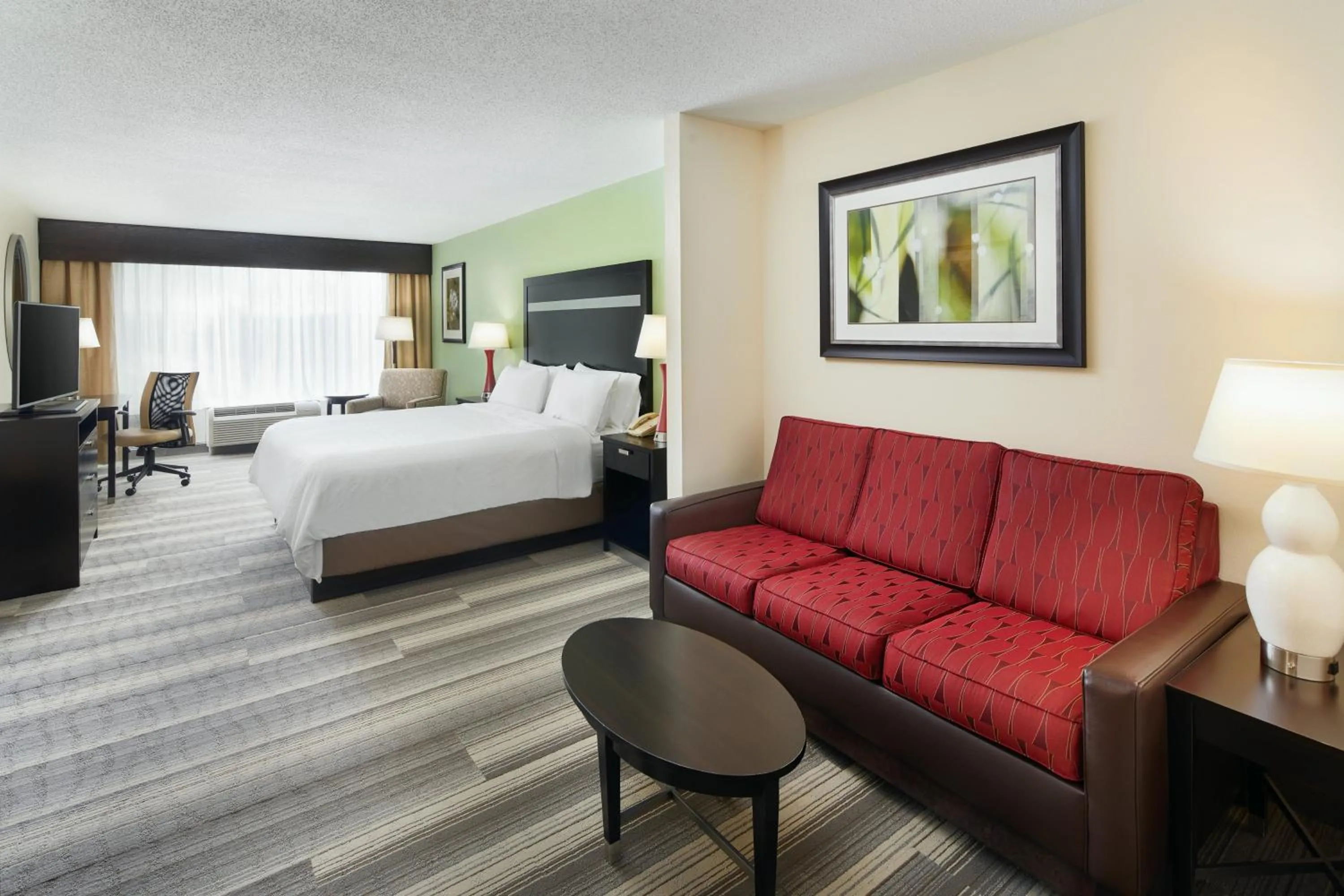 Photo of the whole room, Bed in Holiday Inn Express & Suites I-26 & Us 29 At Westgate Mall by IHG
