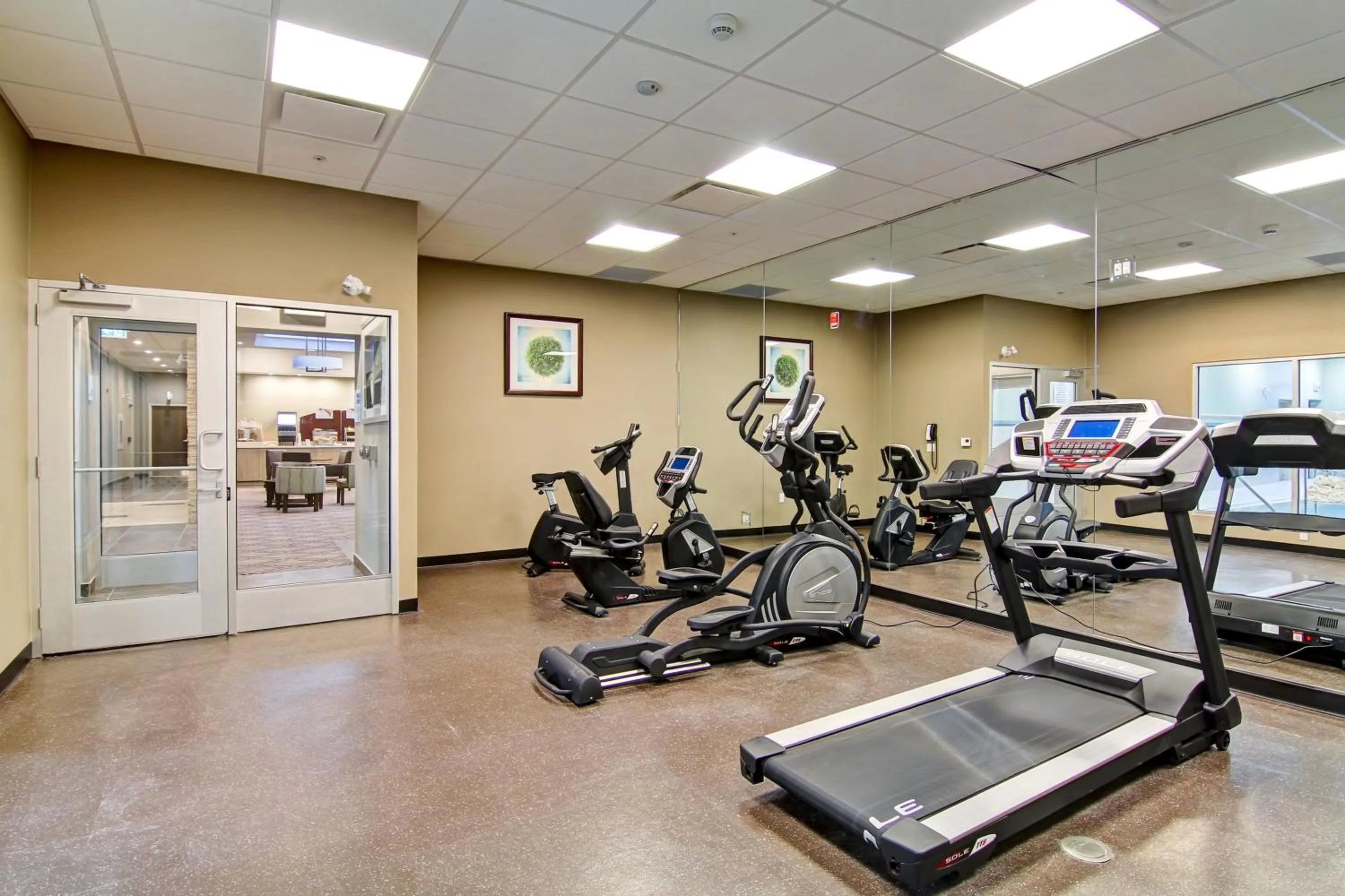 Fitness centre/facilities in Holiday Inn Express & Suites Oshawa Downtown - Toronto Area by IHG
