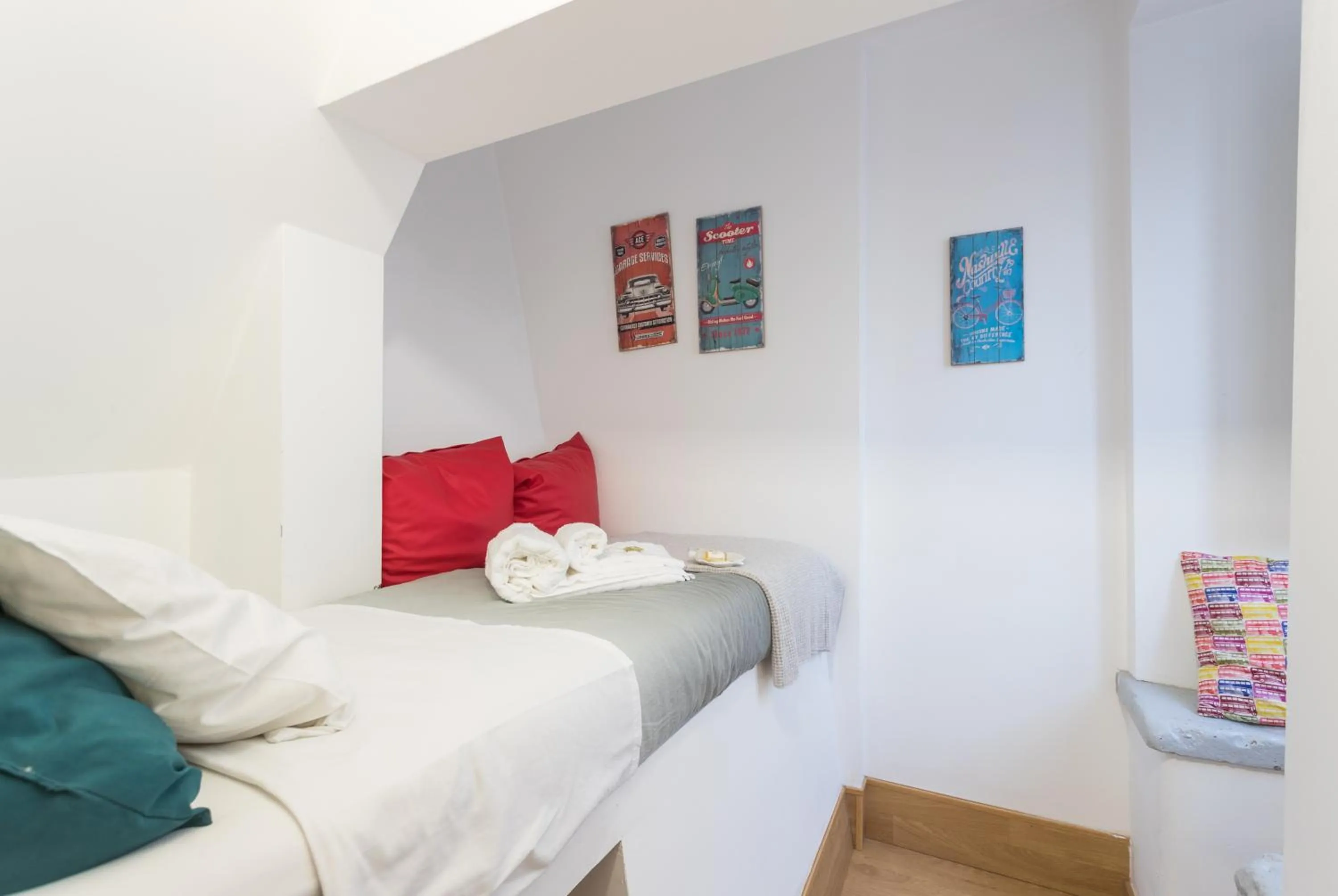 Bedroom, Bed in Apartments Center Bairro Alto