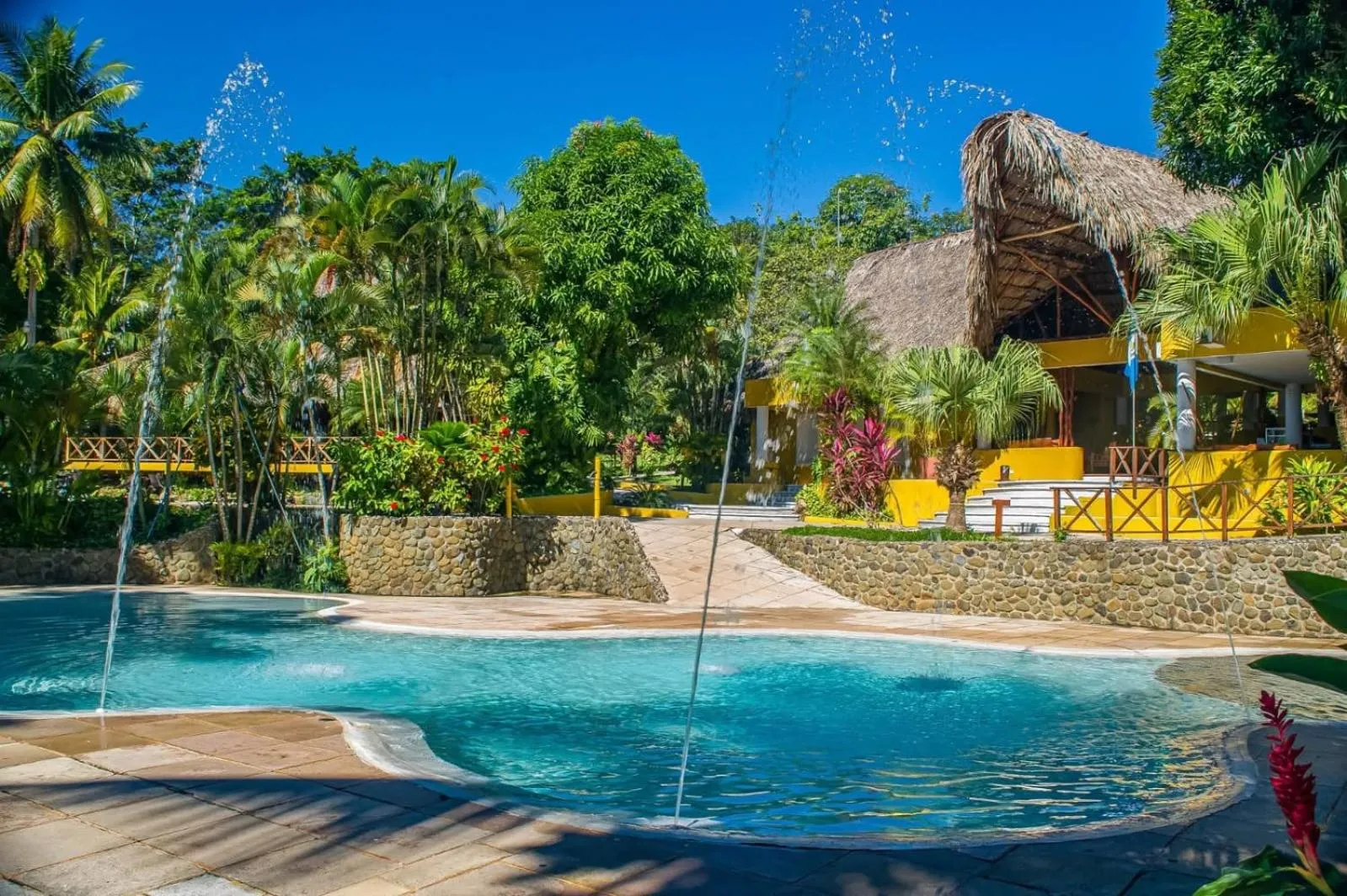 Pool view in Banana Palms Hotel